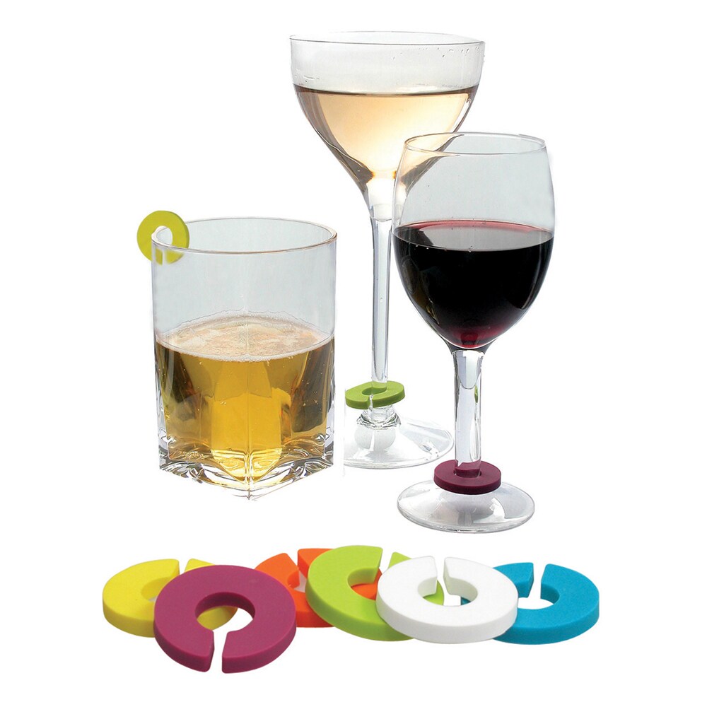 Epicureanist Multicolor Wine Glass Charms