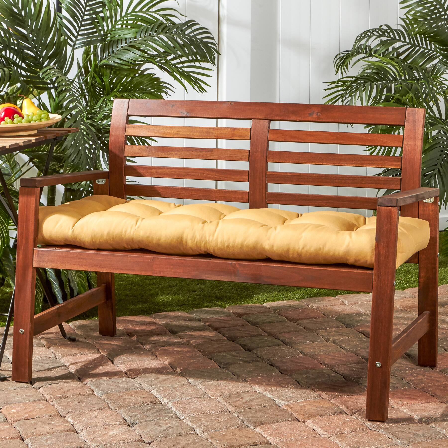 Driftwood Sunbrella 46-inch Outdoor Swing/Bench Cushion by Havenside Home