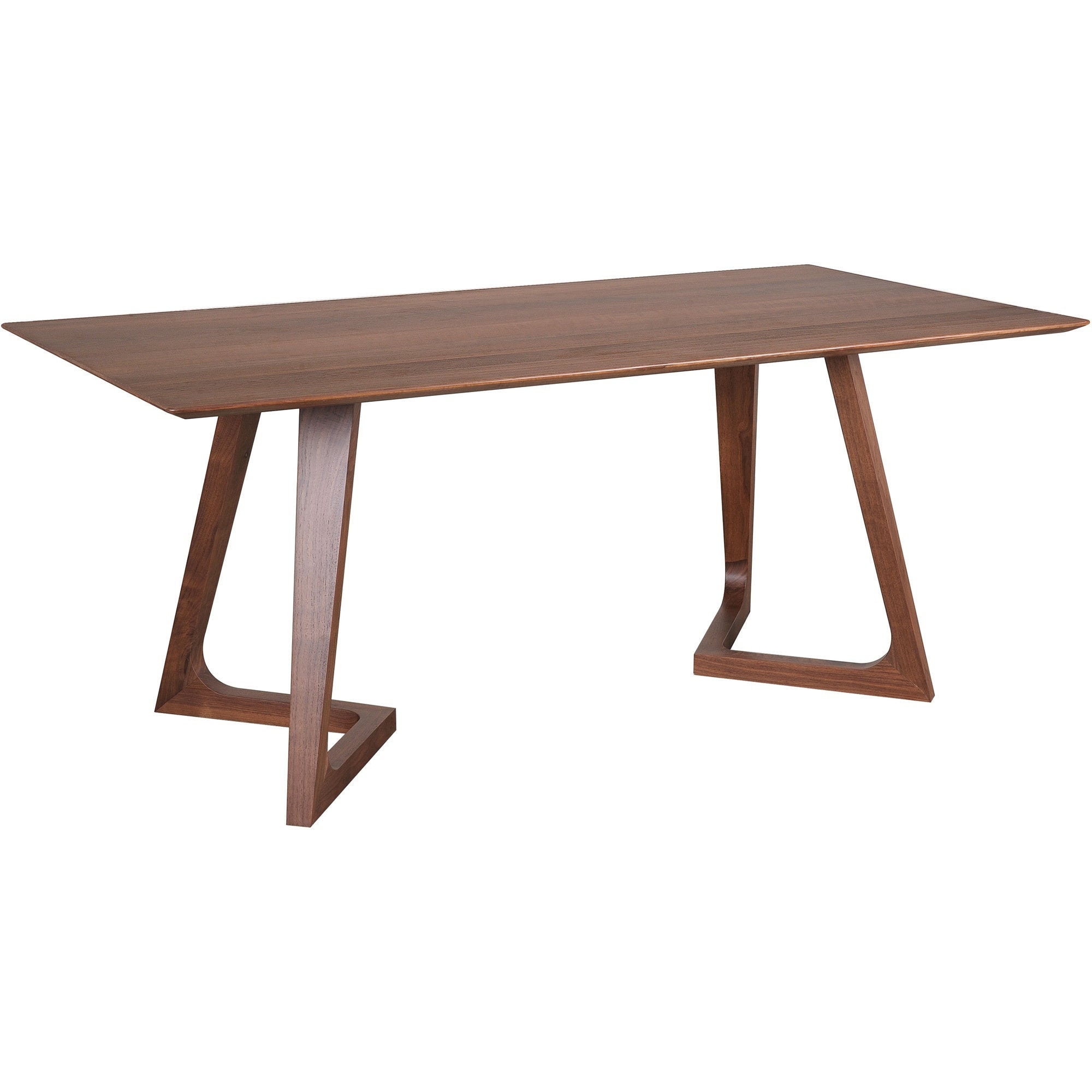 Aurelle Home Gideon Solid Wood Modern Rectangular Dining Table - 29.5" x 71" x 35" - 29.5" x 71" x 35"