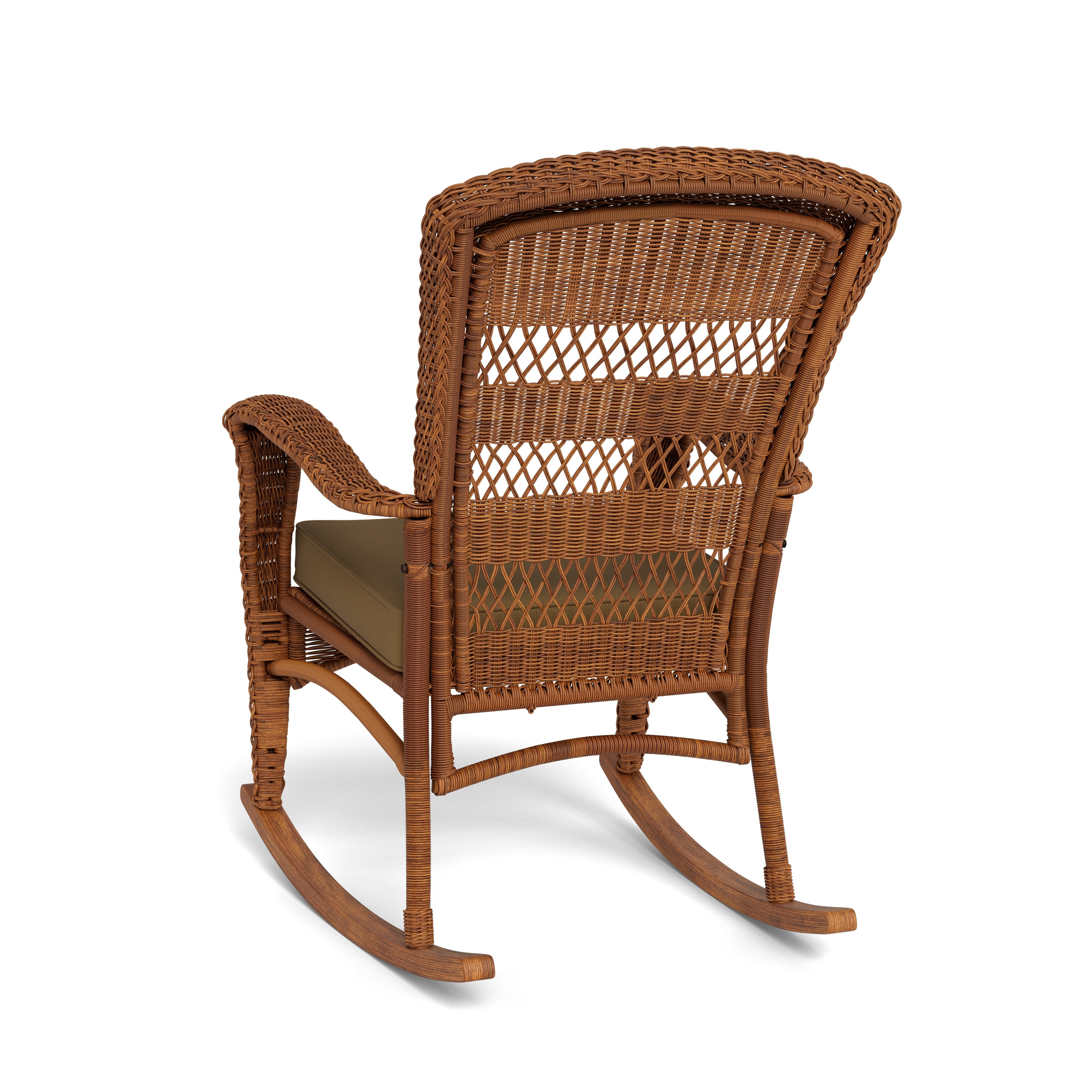 Portside Southwest Amber Rocking Chair with Cushion