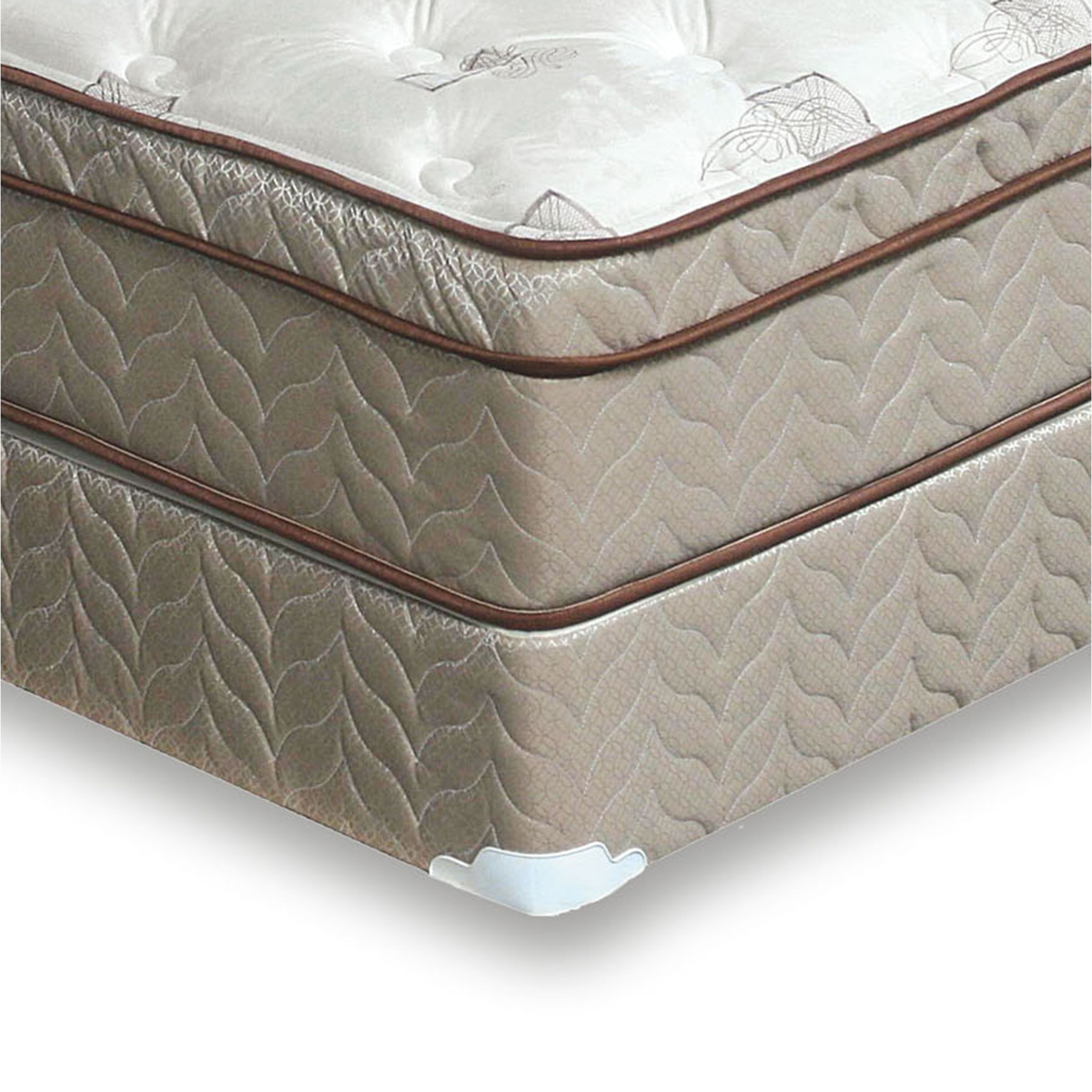 Nivo Contemporary Grey Cal King Euro Top Mattress by Furniture of America