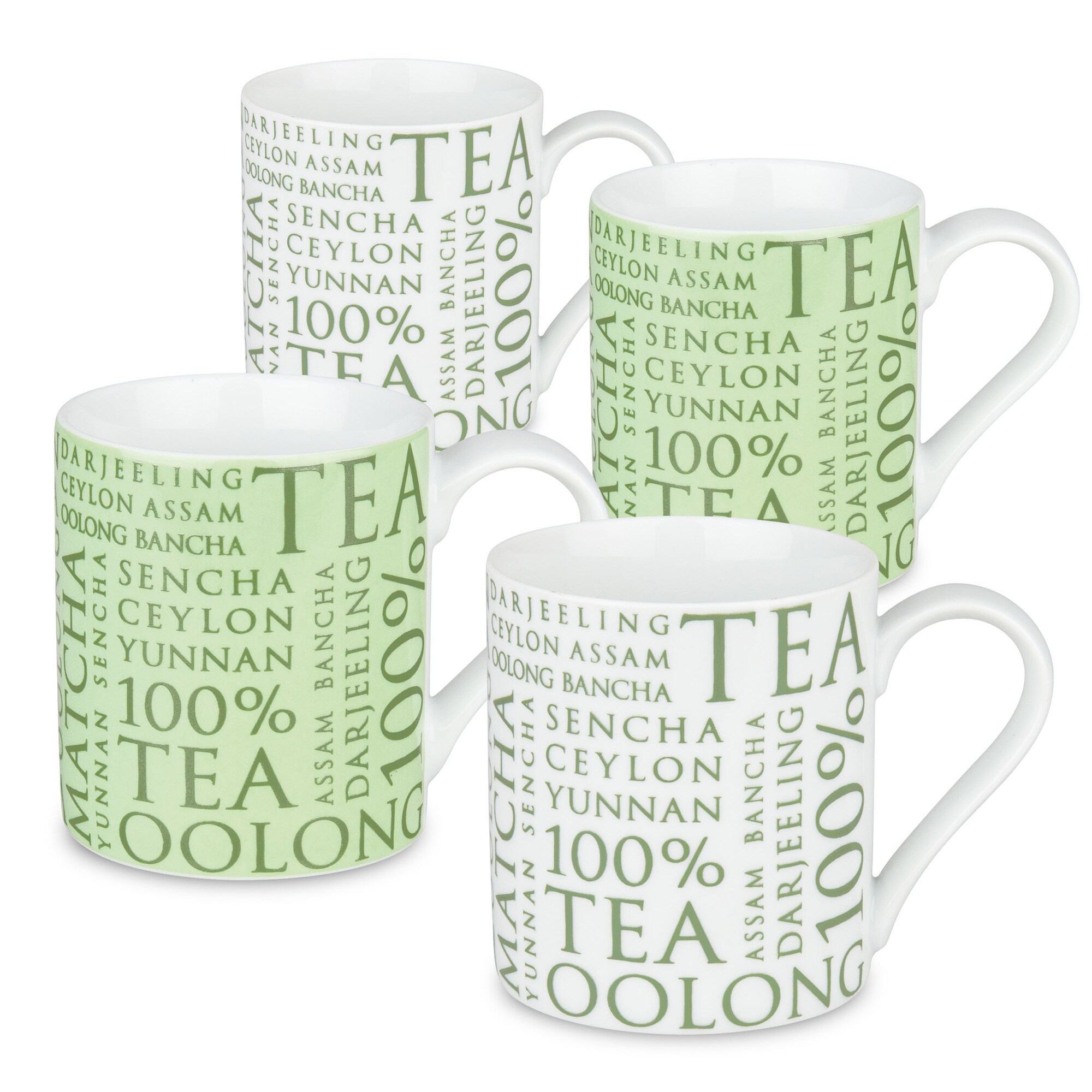 Konitz Assorted Tea Mugs (Set of 4)