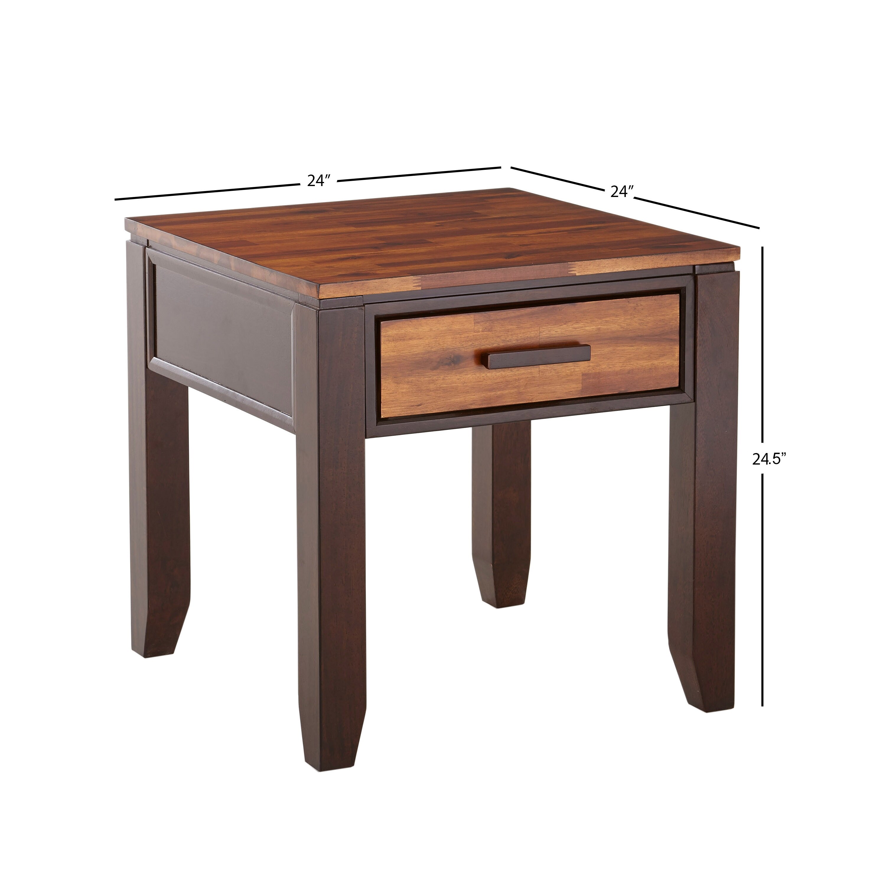 Two-tone Acacia End Table by Greyson Living