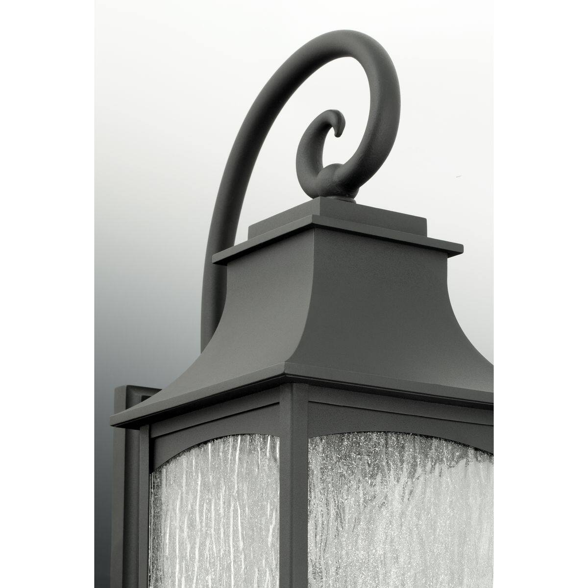Maison 2-Light Black Farmhouse Outdoor Post Lantern Light - 21.250" x 11.250" x 11.250"