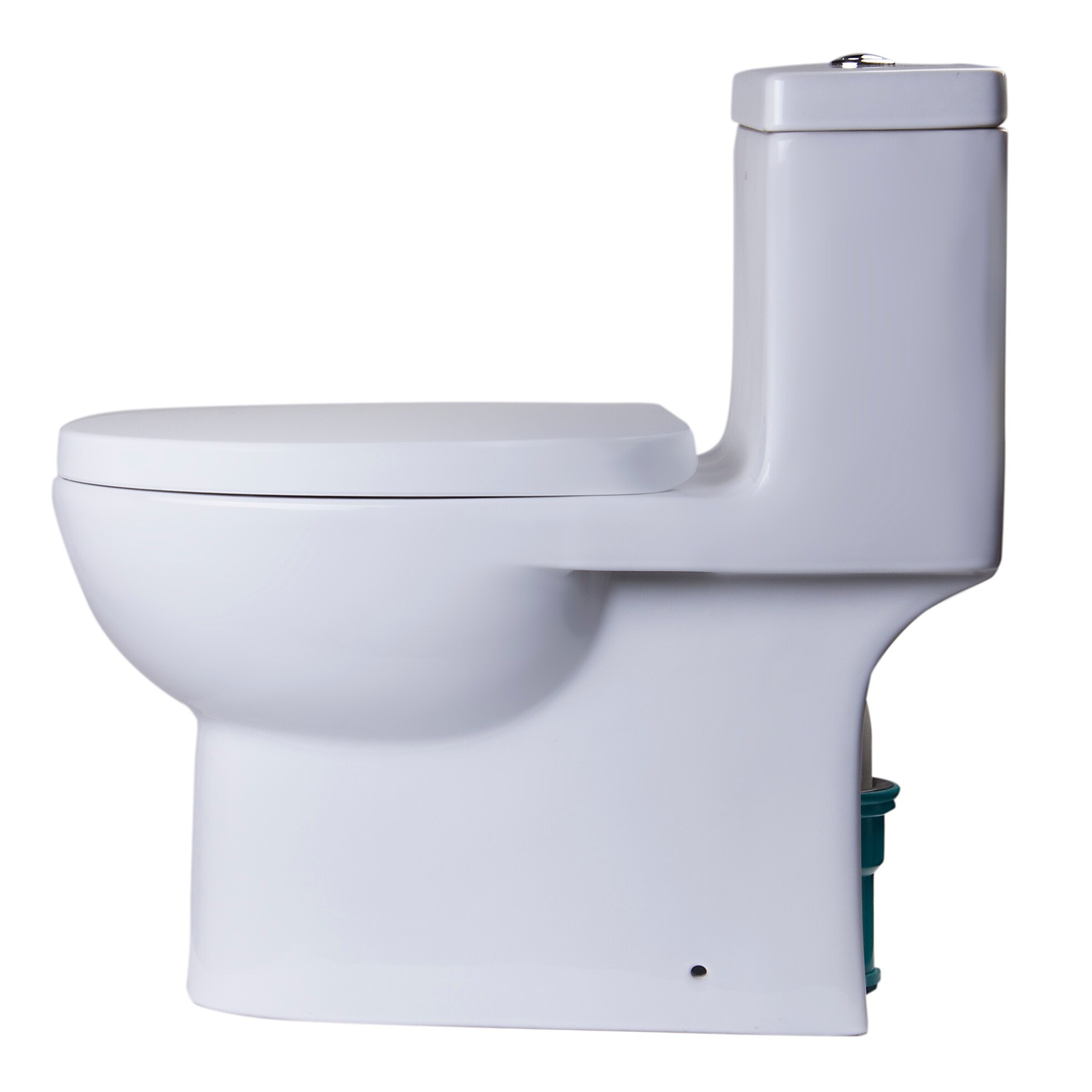 EAGO TB359 White Porcelain Dual Flush One Piece Eco-friendly High Efficiency Low Flush Toilet