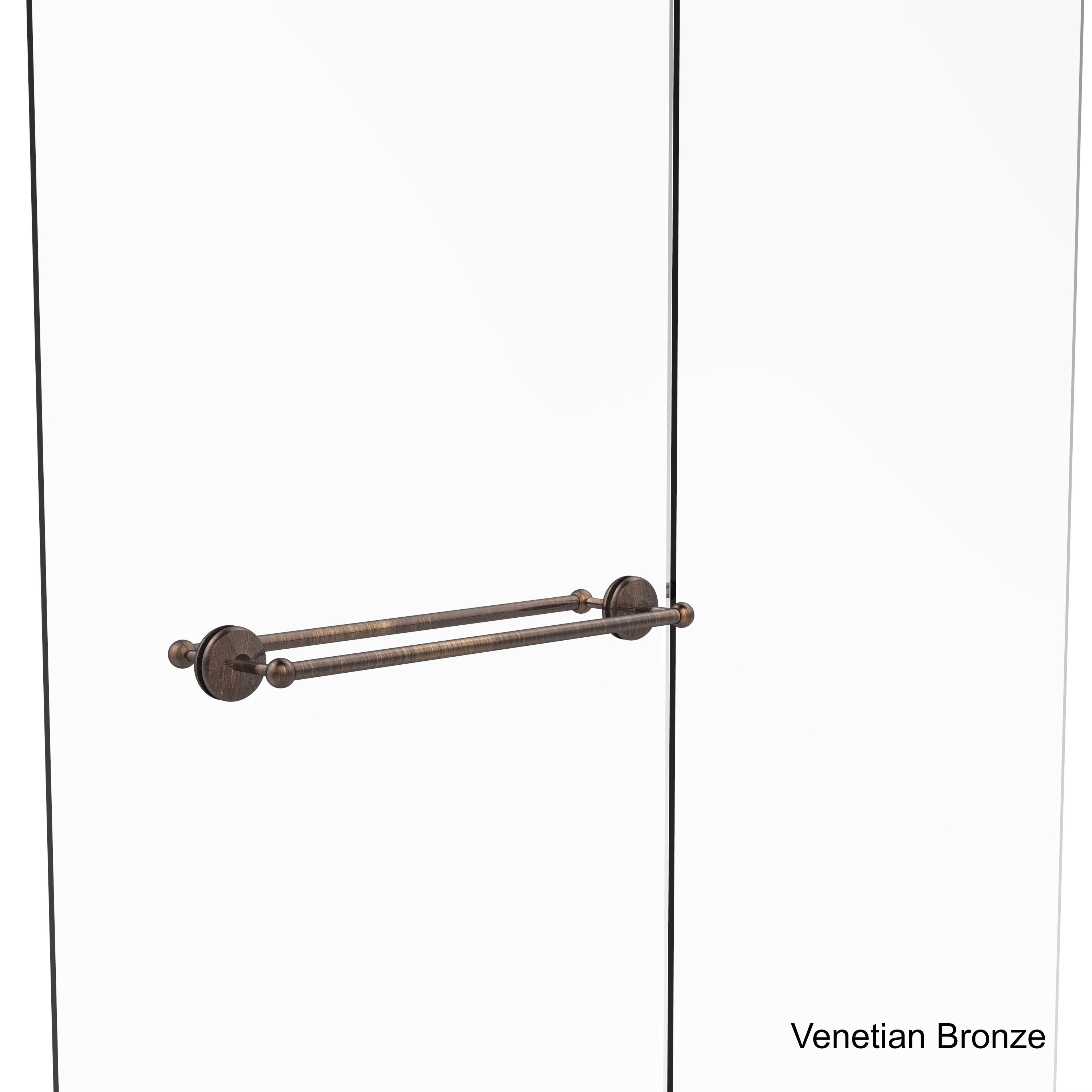 Allied Brass Monte Carlo Collection 24-inch Back-to-back Shower Door Towel Bar