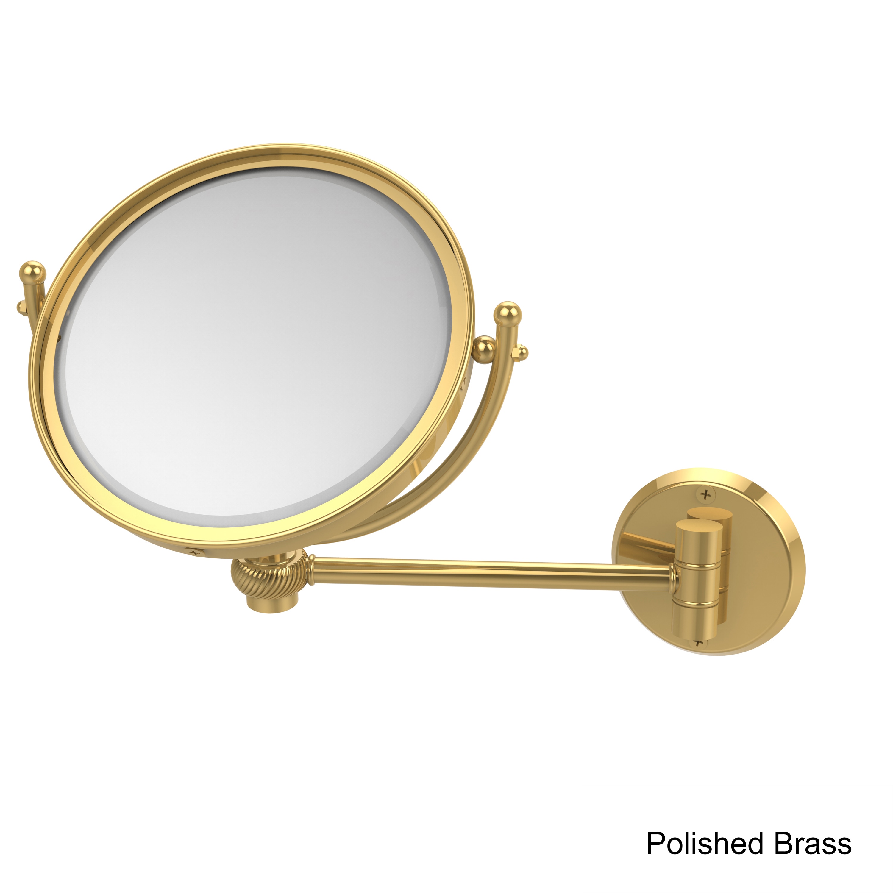 Allied Brass 8-inch Wall Mounted Makeup Mirror with 5X Magnification