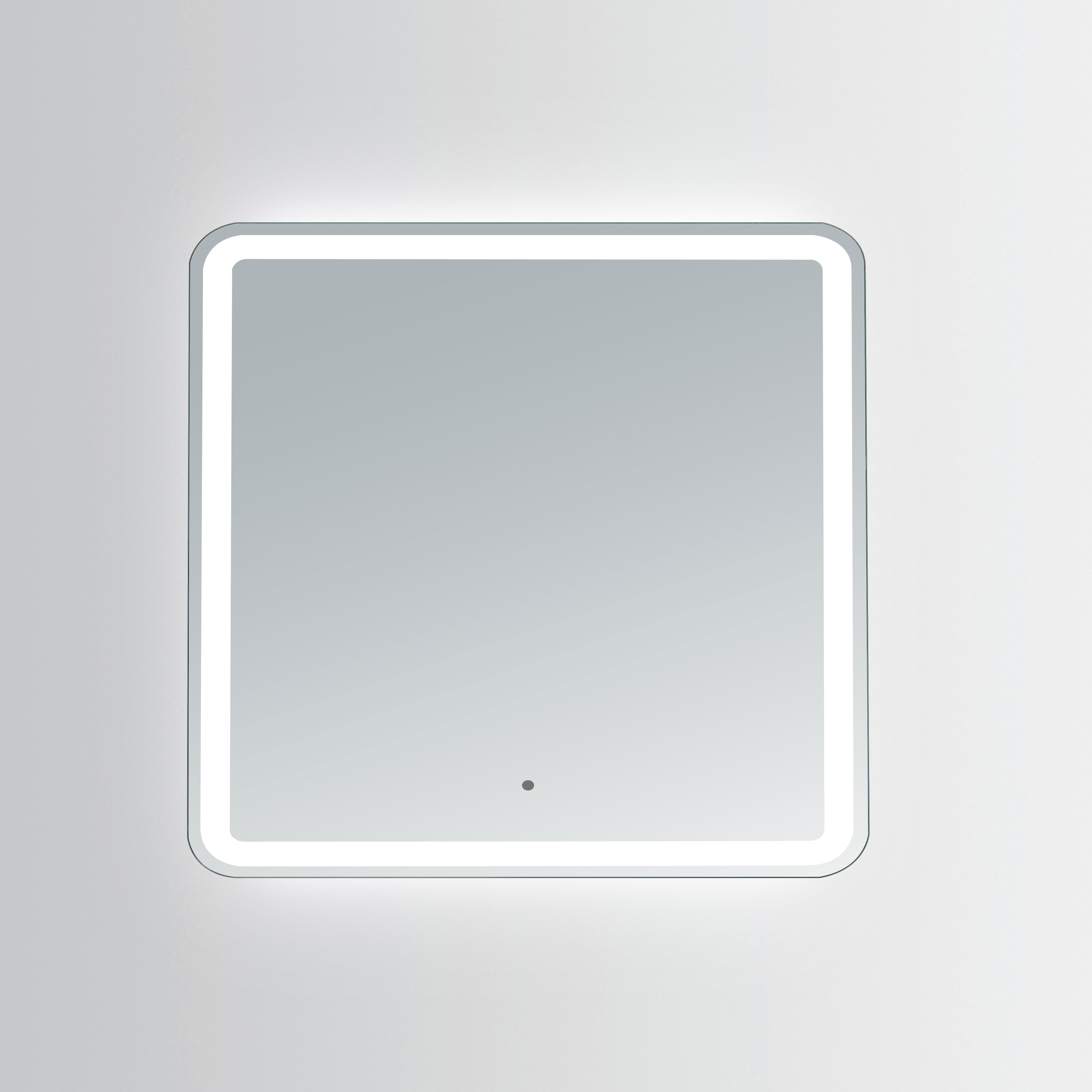 innoci-usa Hermes Round Corner LED Mirror with Touchless Control