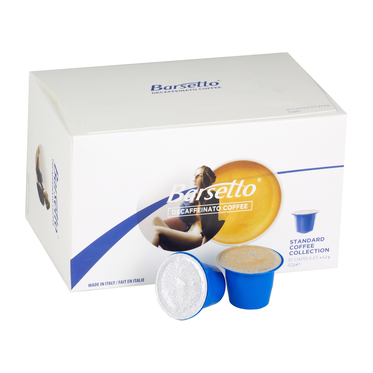 Barsetto Decaffeinated Espresso Pods - 100 Pack