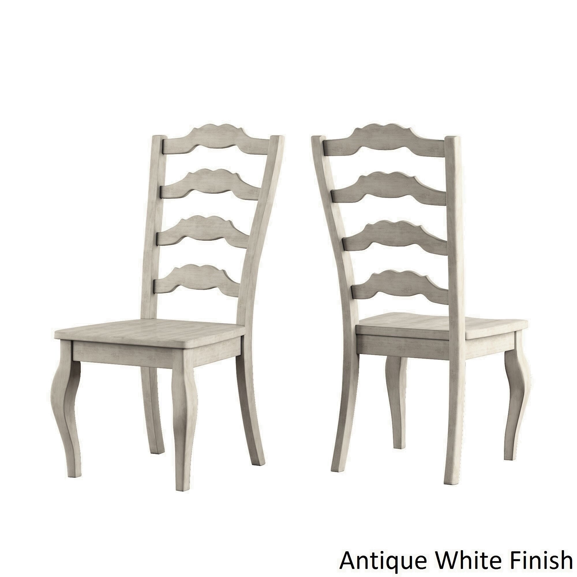 Eleanor Sage Green Farmhouse Trestle Base French Ladder 6-piece Dining Set by iNSPIRE Q Classic