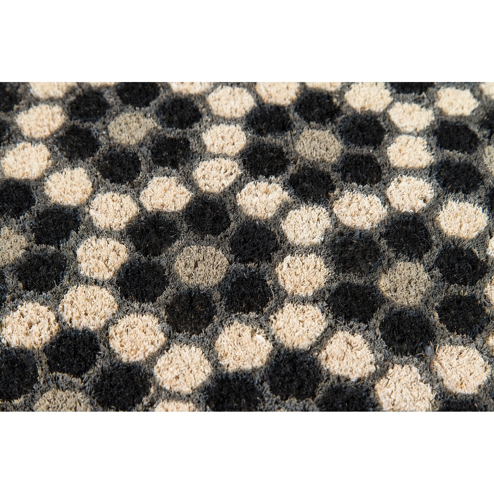 Novogratz by Momeni Aloha Hexagon Tile Coir Doormat