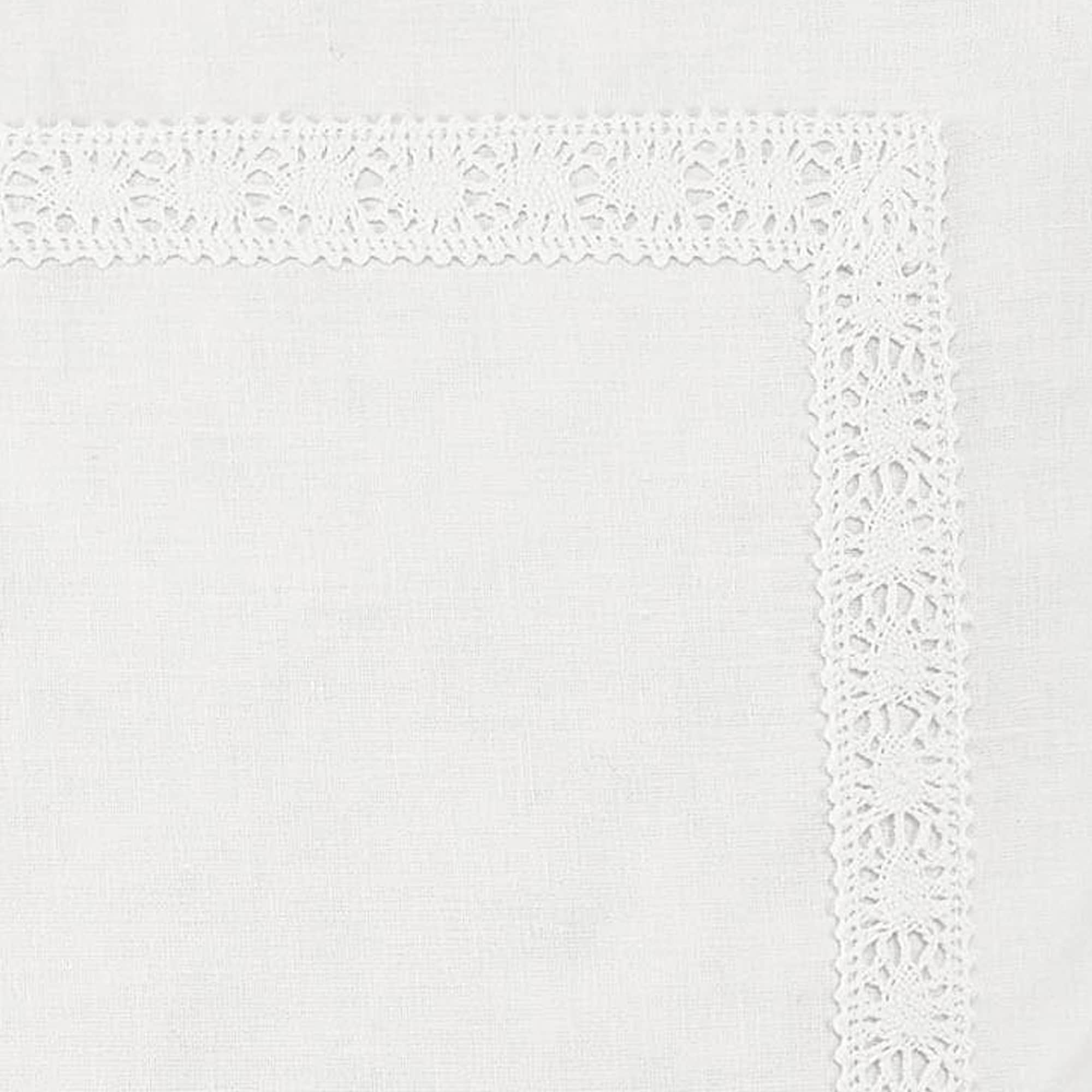 Laura Ashley Annabella White Cotton 18-inch Throw Pillow