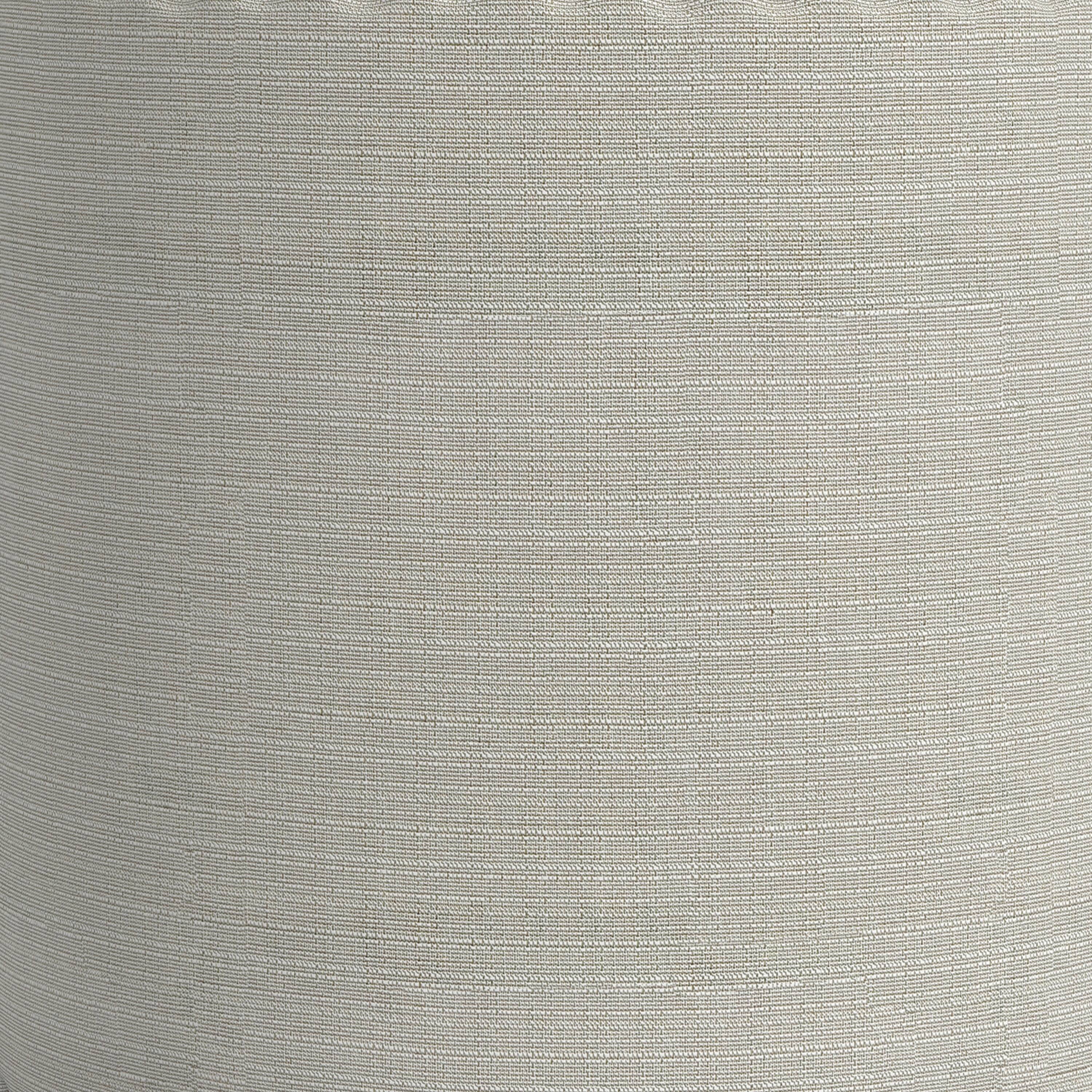 Hillsdale Laura Round Backless Upholstered Vanity Stool, Light Linen Gray - Light Linen Gray - 16.5" x 16.5" x 18.5"
