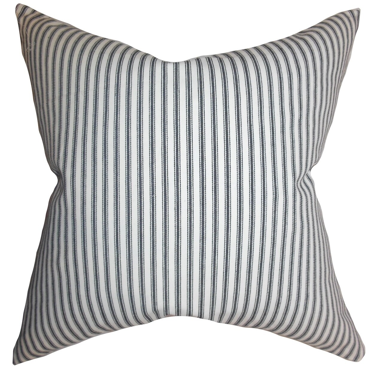 Ferebee Stripes Floor Pillow Gray