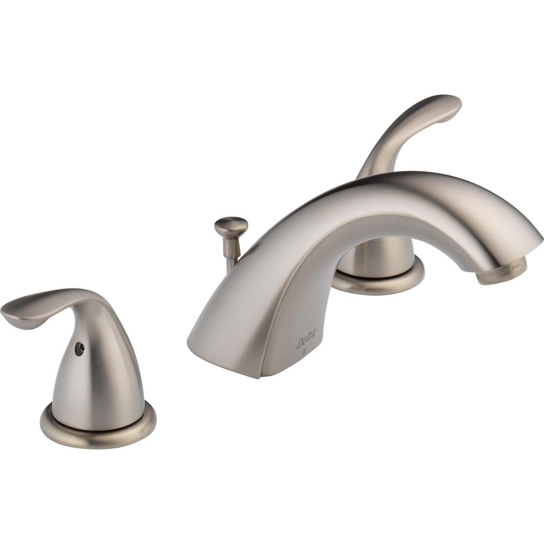 Delta Classic Widespread Bathroom Faucet with Pop-Up Drain Assembly - - Chrome