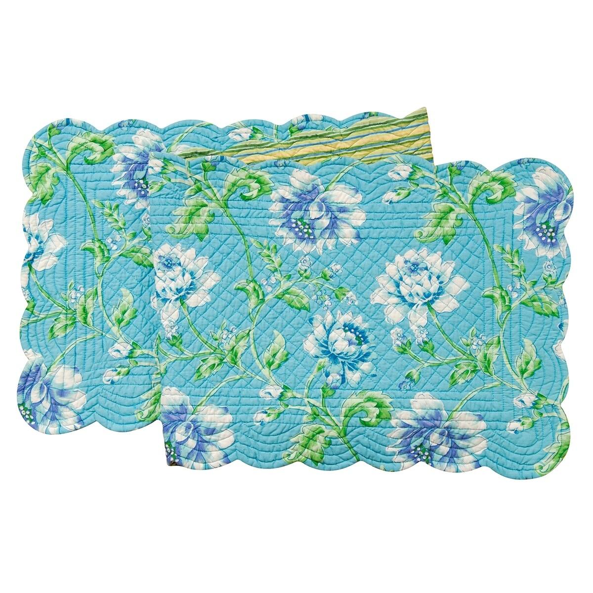 Athena Cotton Quilted Reversible Table Runner