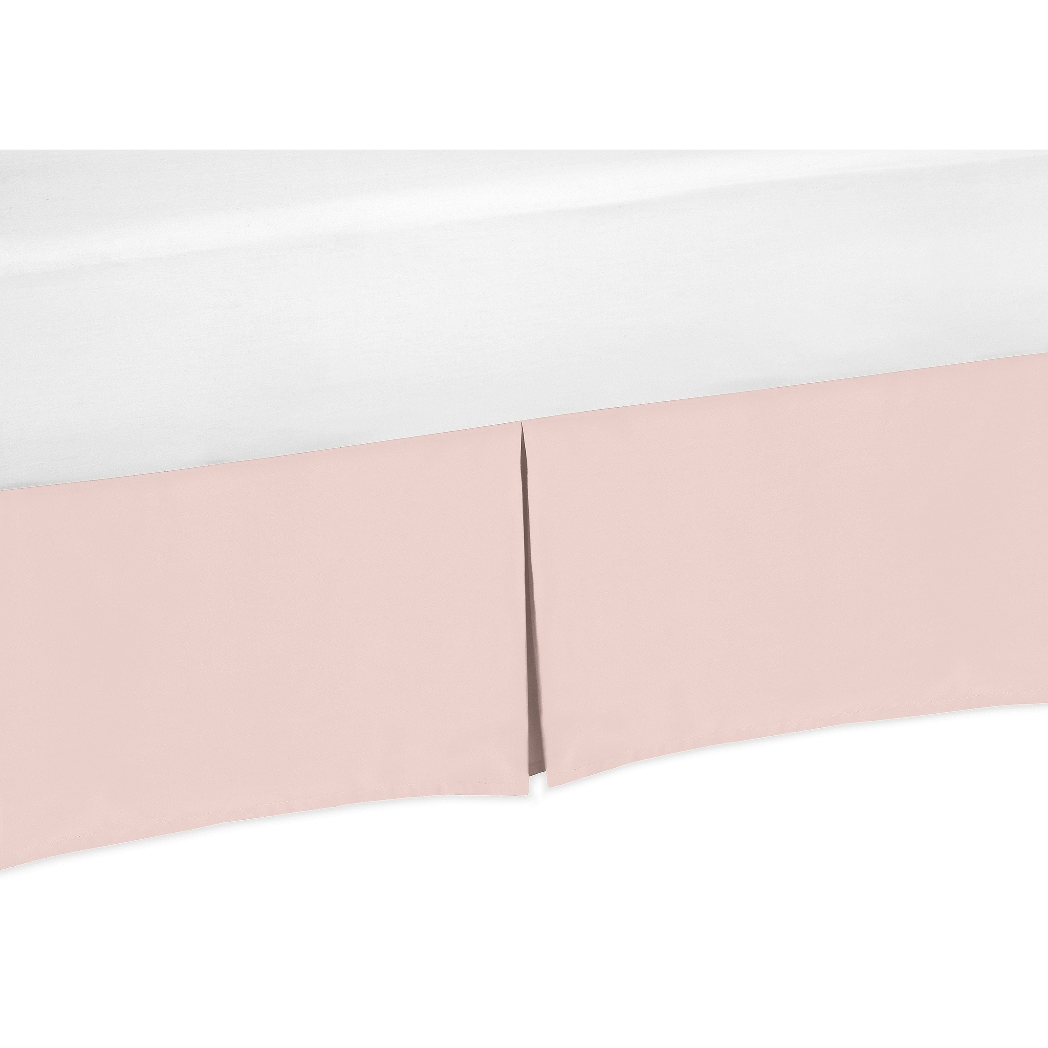 Sweet Jojo Designs Solid Blush Pink Celestial Baby Girl Collection Crib Bed Skirt