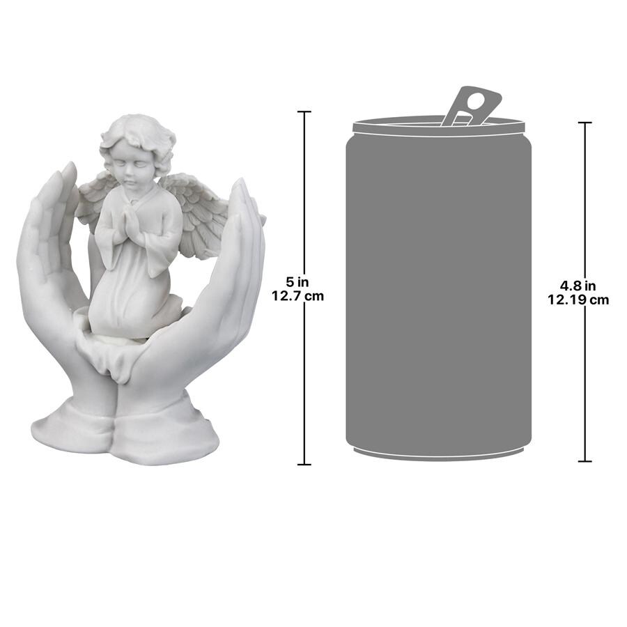 Design Toscano Prayers of an Angel Bonded Marble Statue