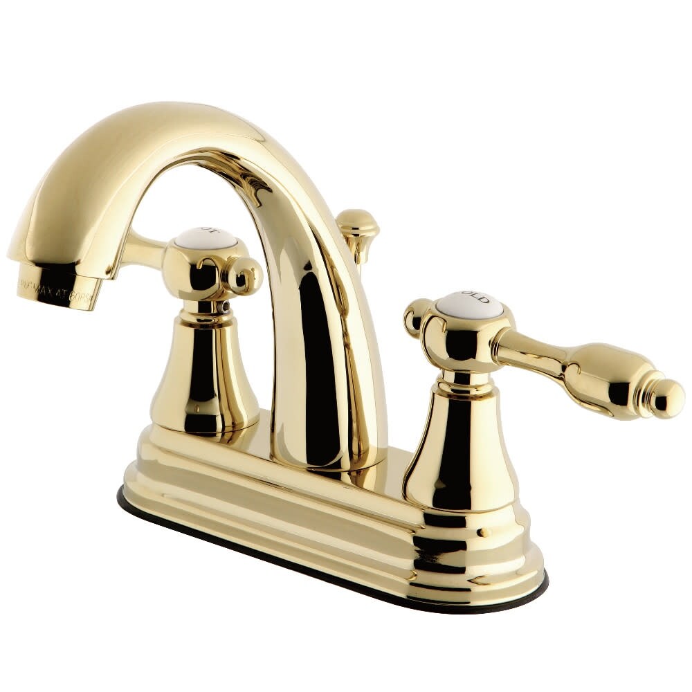 Kingston Brass Tudor Centerset Bathroom Faucet - Includes Metal Pop-Up