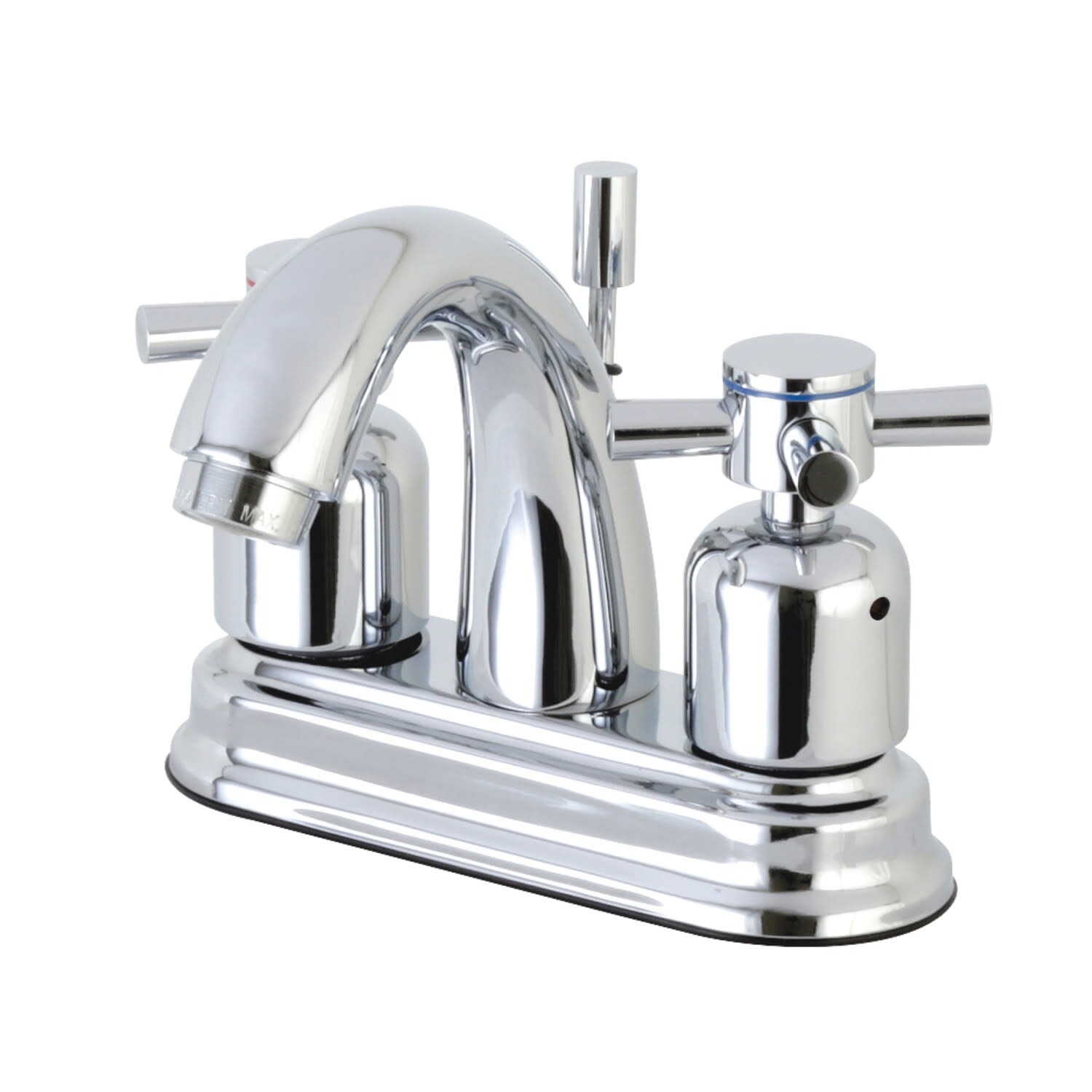 Kingston Brass Concord 1.2 GPM Centerset Bathroom Faucet with Pop-Up