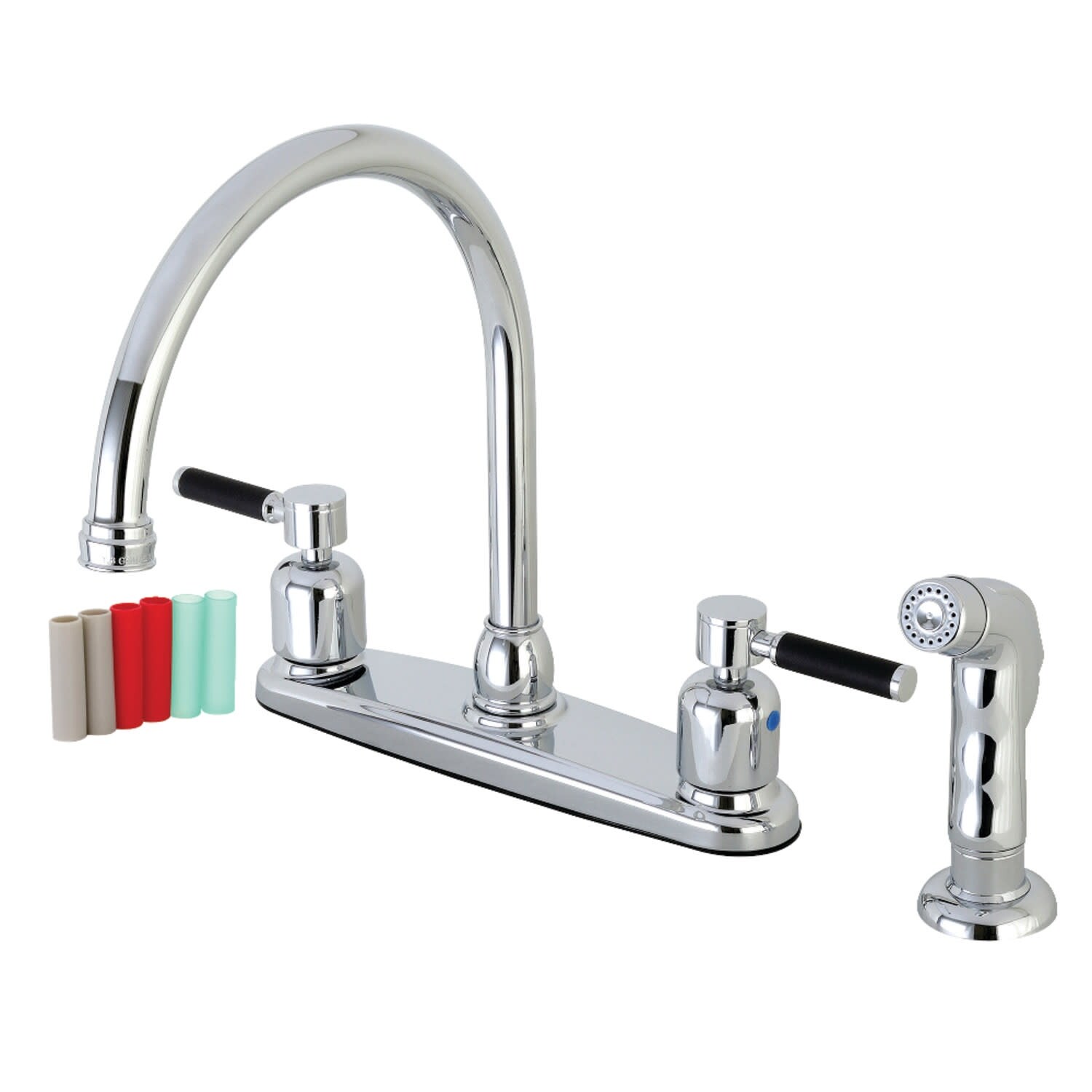 Kingston Brass Kaiser 1.8 GPM Standard Kitchen Faucet - Includes Side