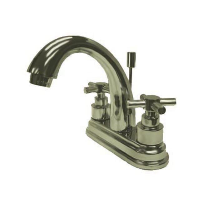 Kingston Brass Elinvar Centerset Bathroom Faucet with Brass Pop-Up - Polished Chrome