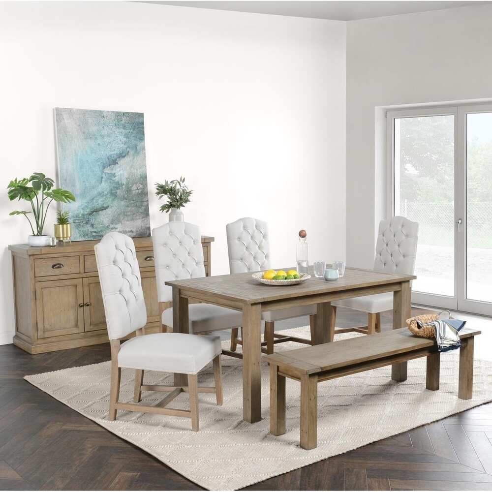 The Gray Barn Fairview Driftwood Reclaimed Pine 60-inch Dining Table - 30Hx60Wx36D