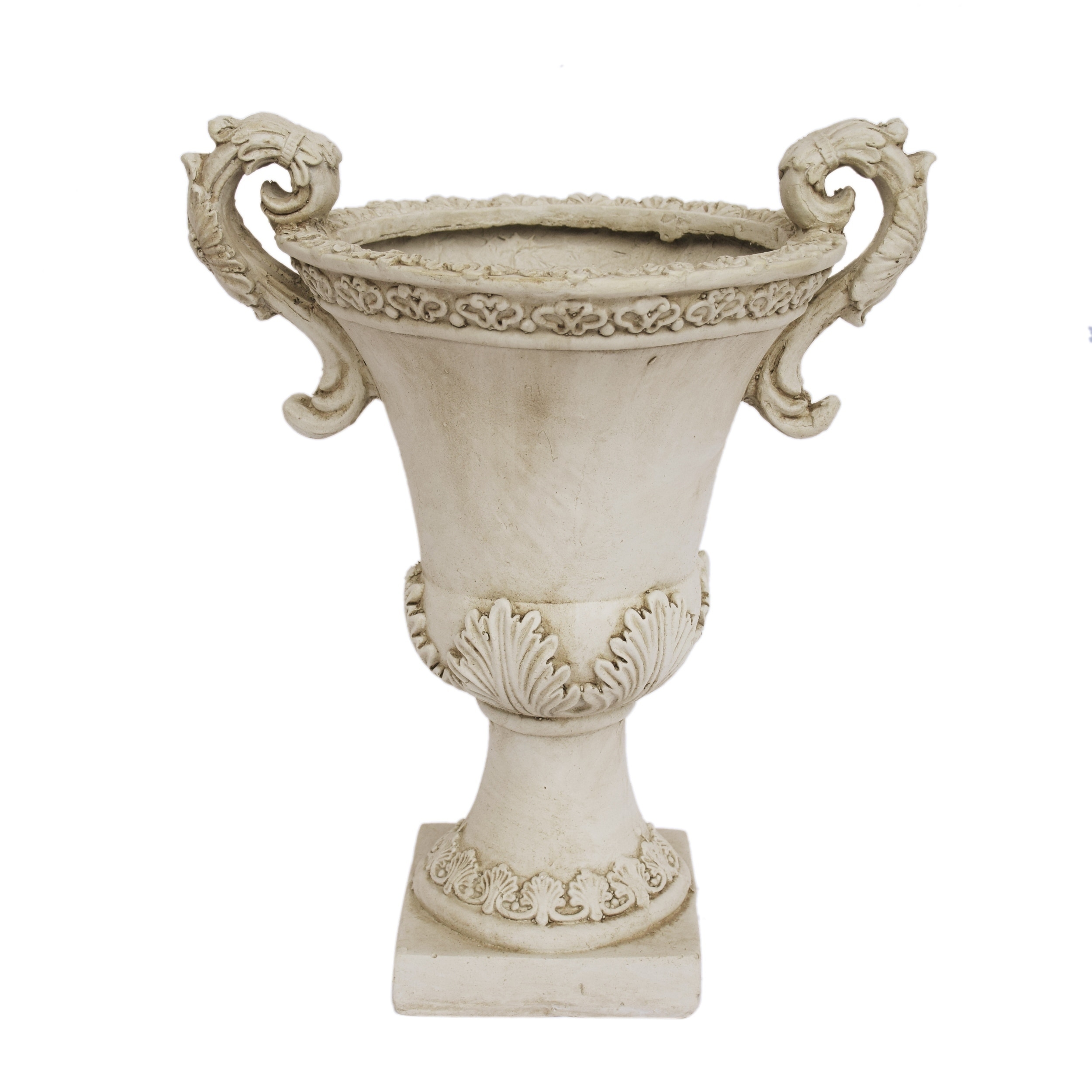 Delphine Roman Chalice Lightweight Concrete Planter by Christopher Knight Home