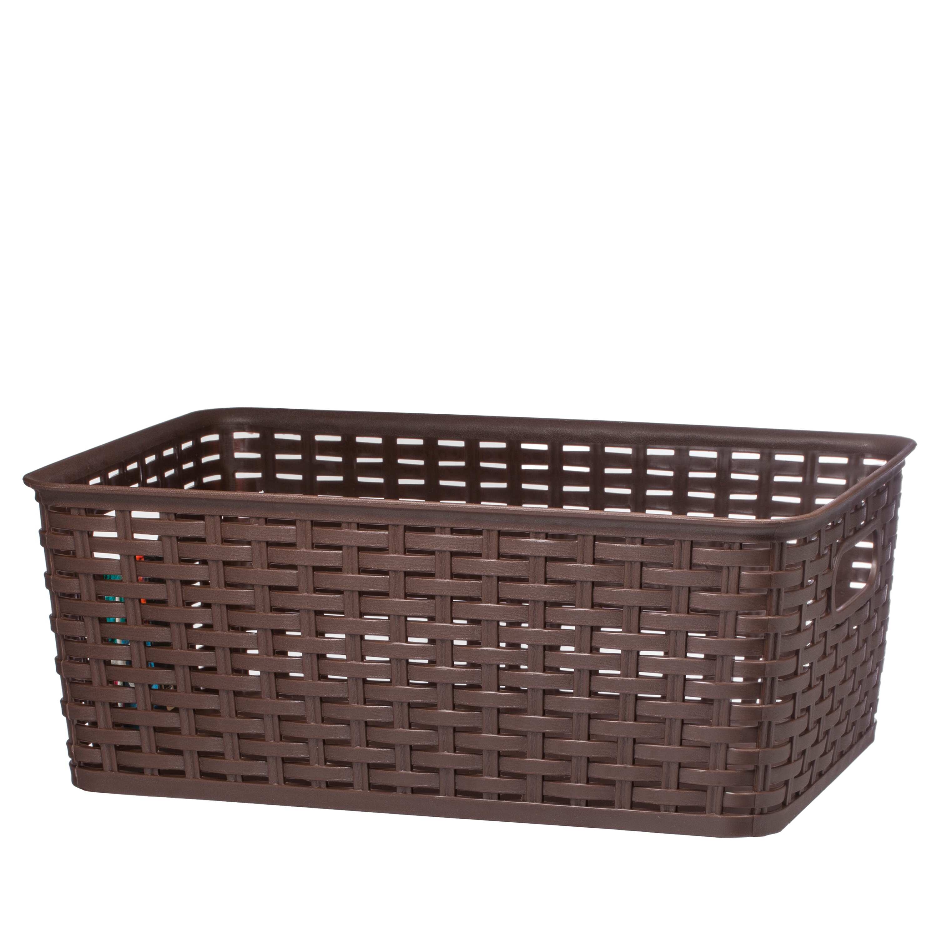 Raton Basket Medium 15 1/8 x 16 3/4 x 5 /78" - Brown - As Pictured