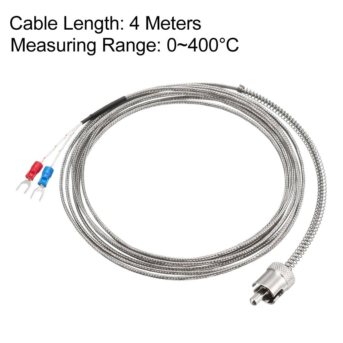 J Type Temperature Sensor Probe Circlip Type 4Meters Cable - J Type - 4M