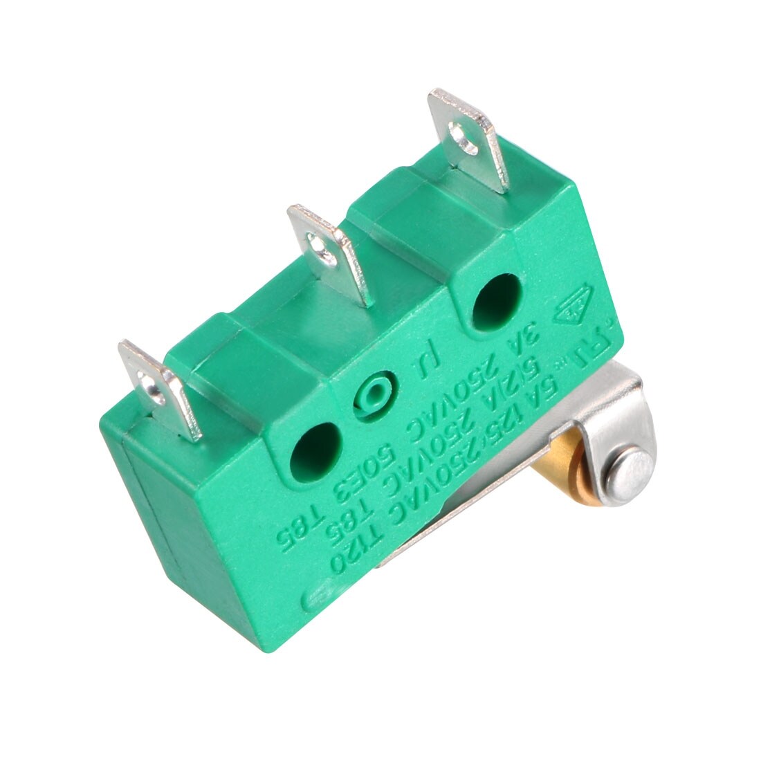 2PCS KW4-3Z-3 Micro Switch SPDT NO NC 3 Terminals Momentary Hinge Roller Lever - Roller 2PCS
