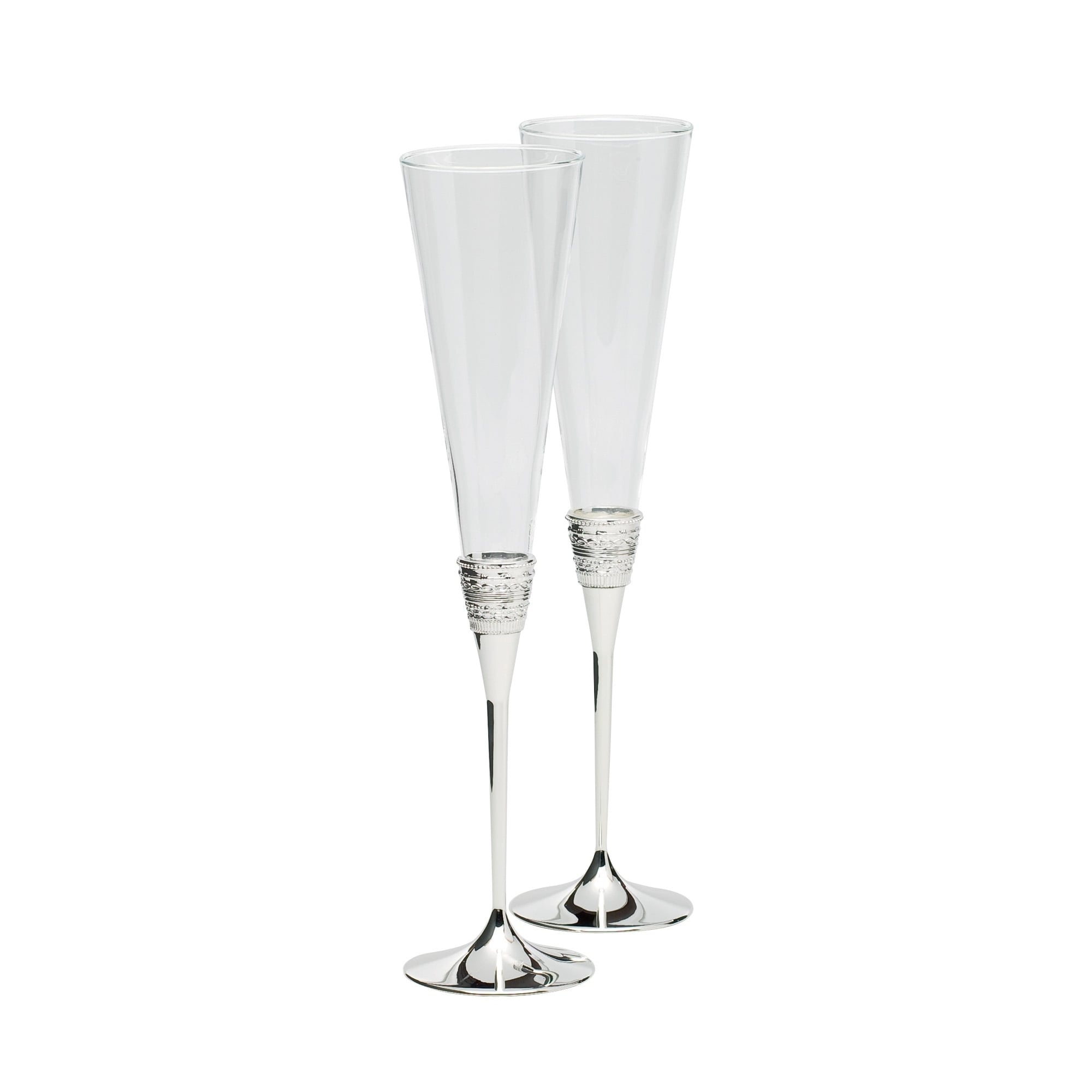 Vera Wang With Love Metal and Crystal Toasting Flutes (Set of 2)