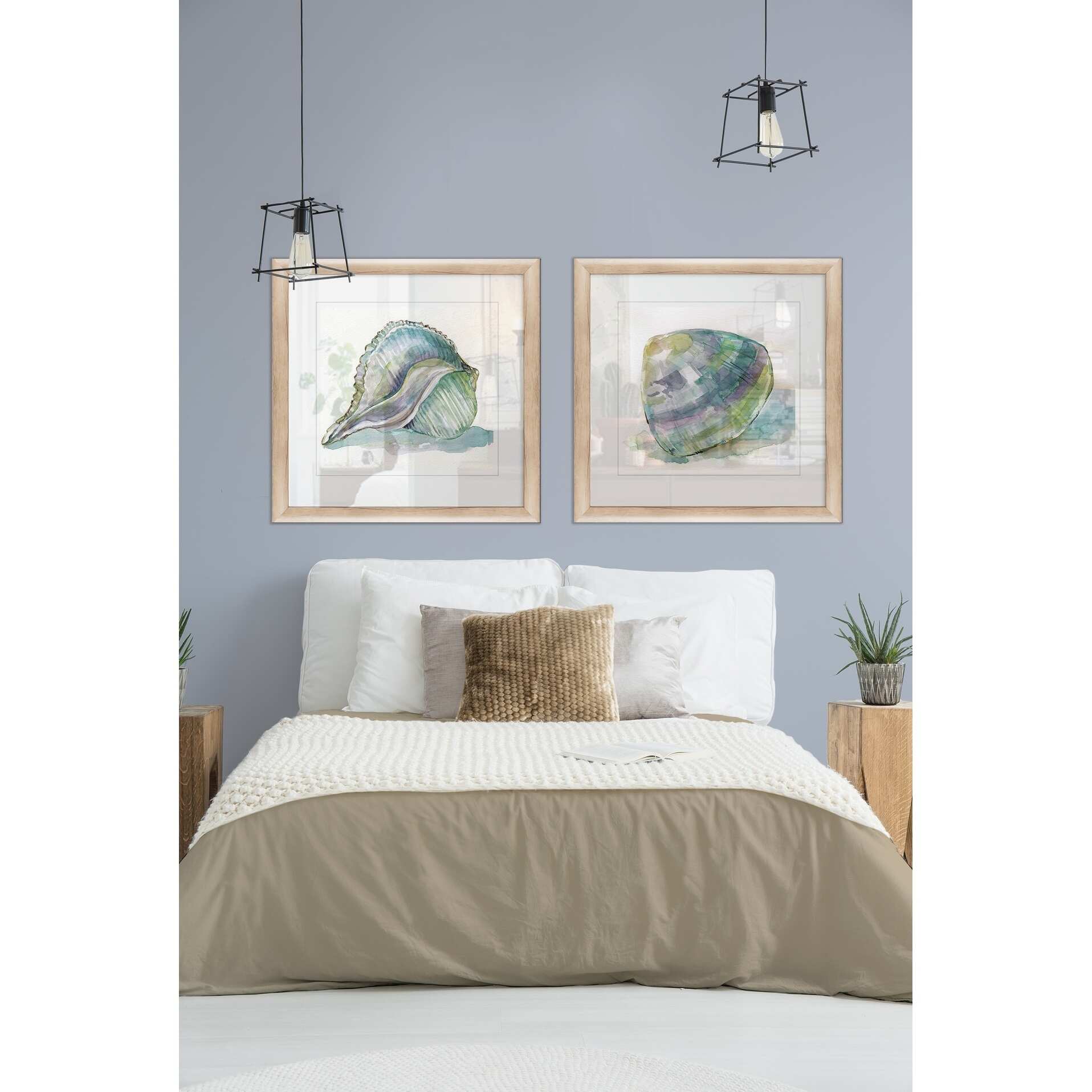Wexford Home 'Malecon Shell I' Framed Prints (Set of 2)
