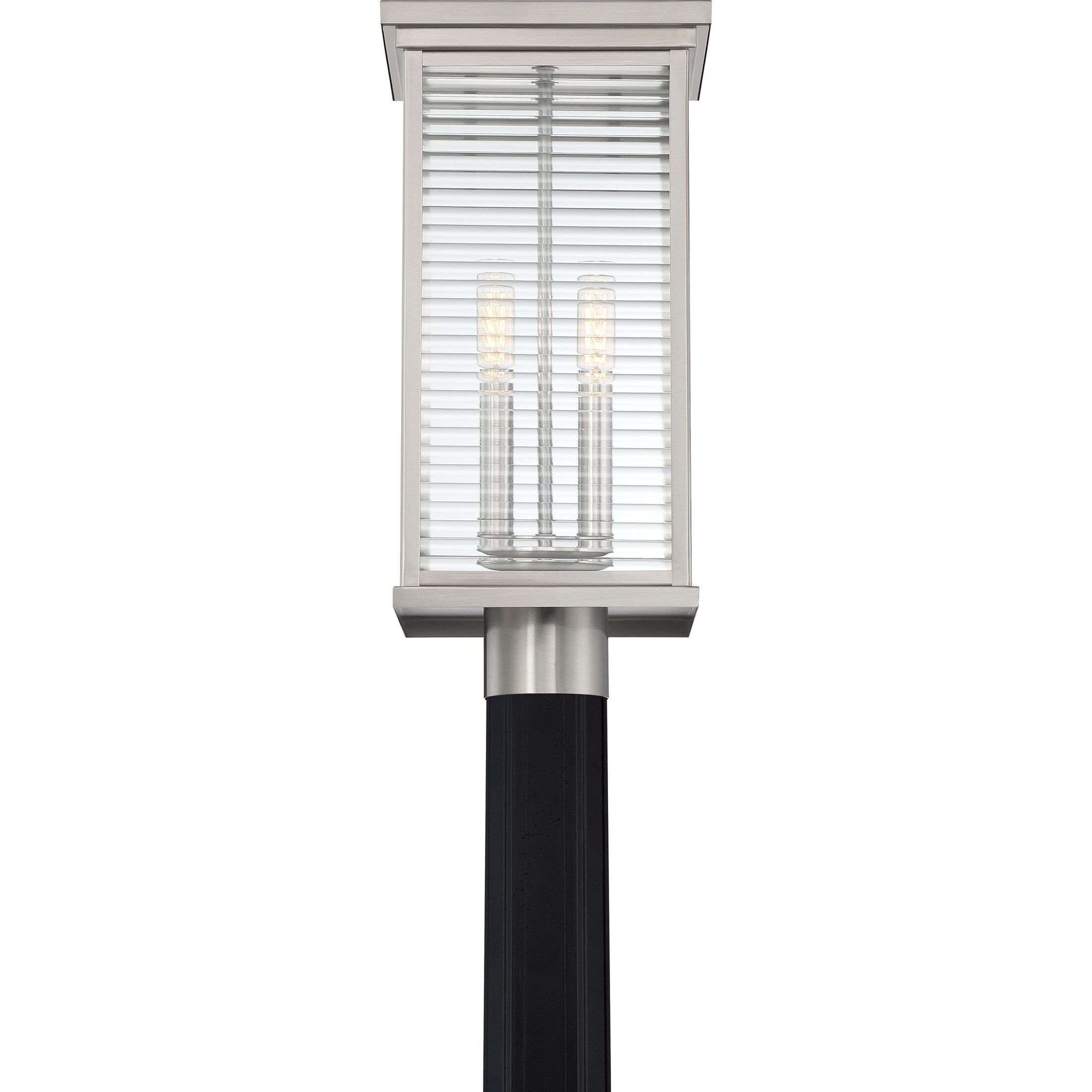 Quoizel Gardner Stainless Steel 2-light Outdoor Post Lantern