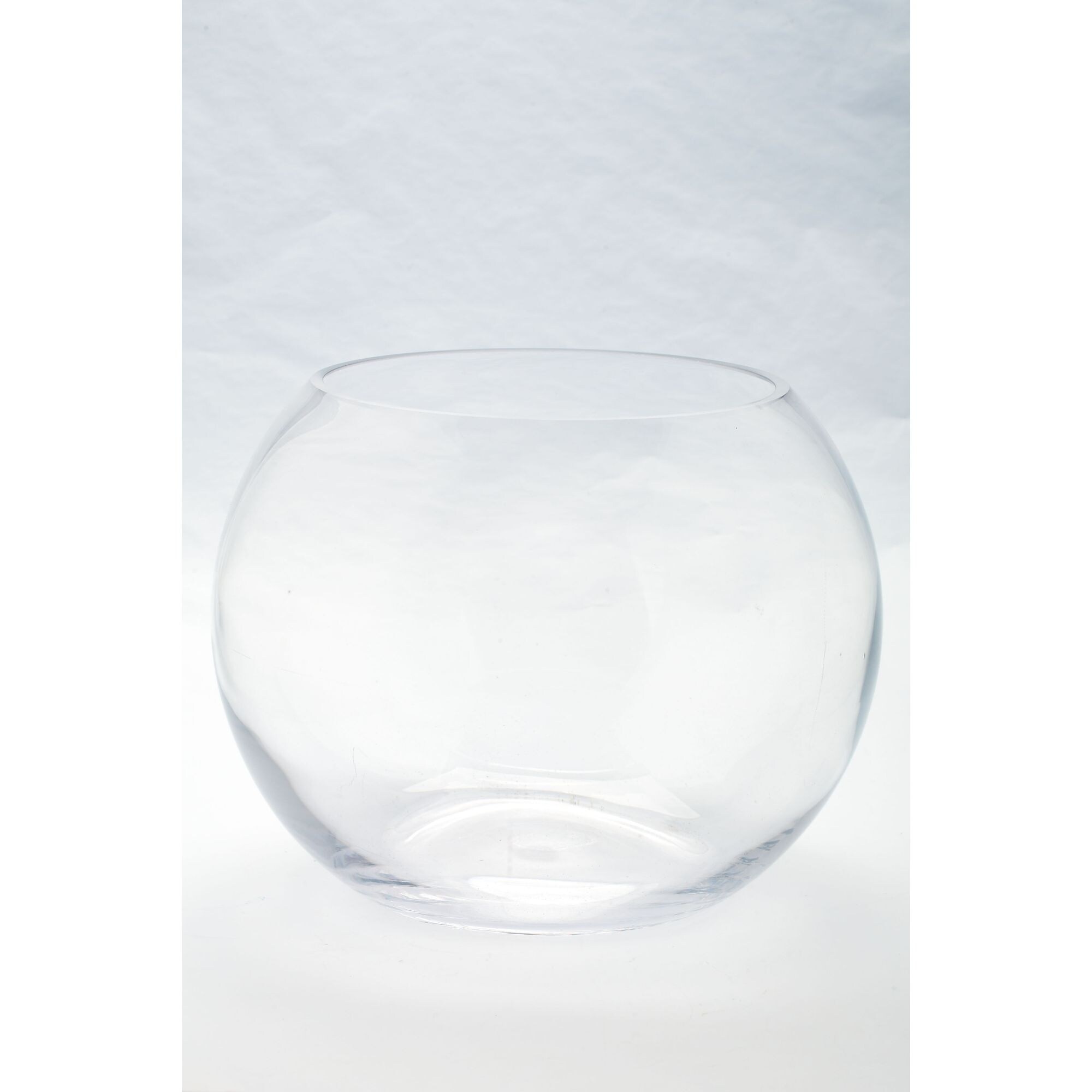 12" Clear Glass Bubble Bowl Floating Tealight Candle Holder