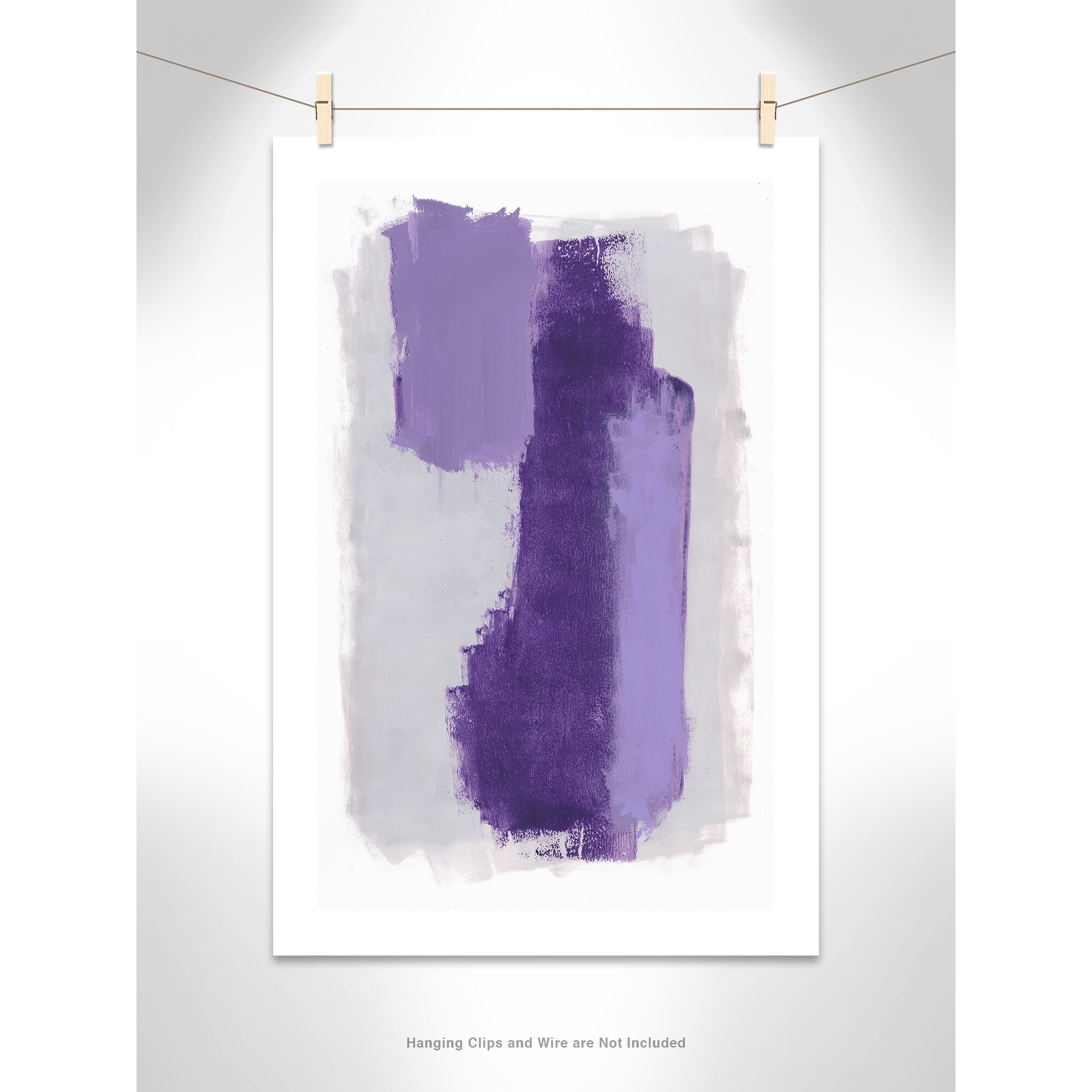 Lavender Falls II - Purple - 12 x 16