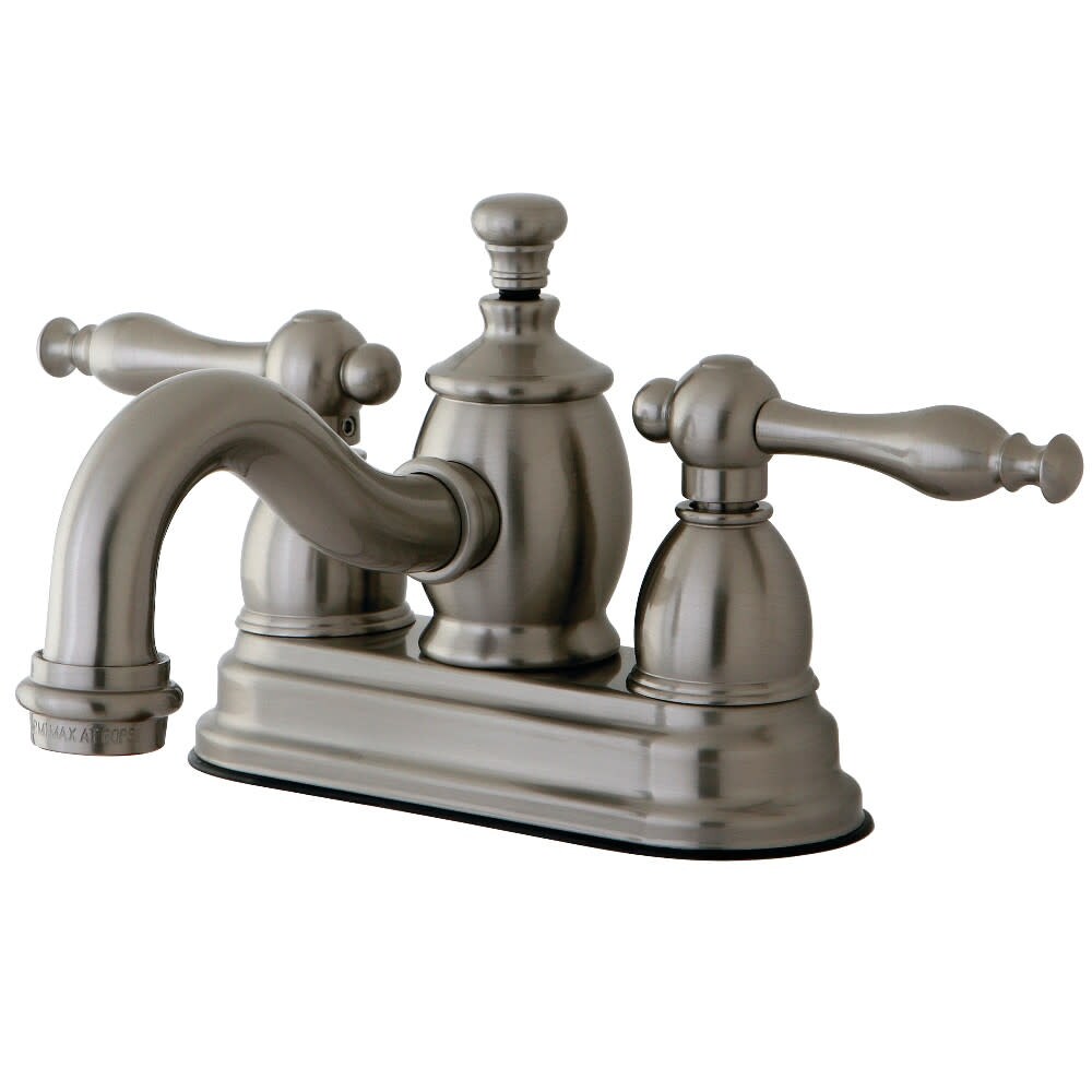 Kingston Brass Naples 1.2 GPM Centerset Bathroom Faucet with Pop-Up