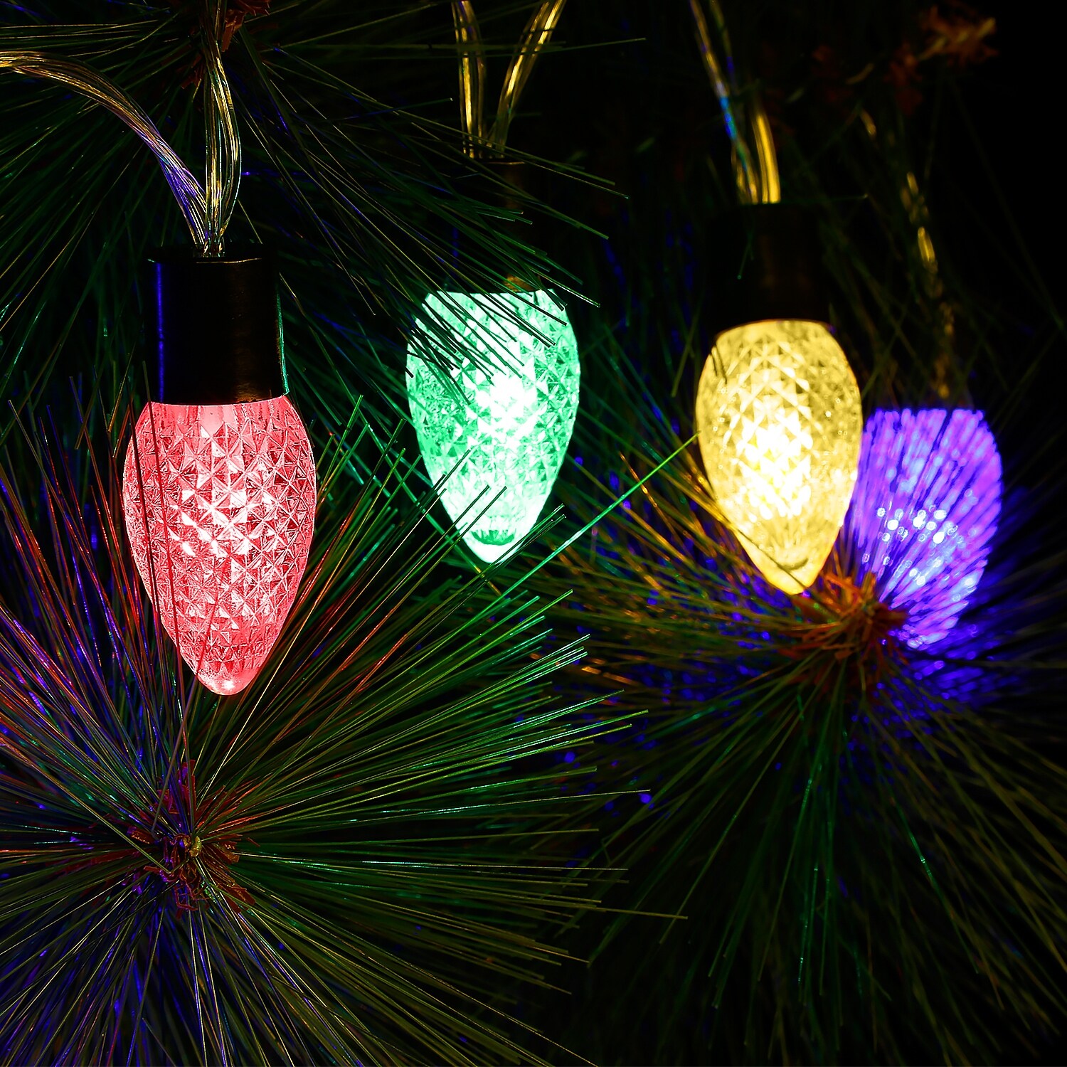 7.22ft 20 LED Strawberry String Lights, Decor for Christmas, Multi-Color - 1 Pack