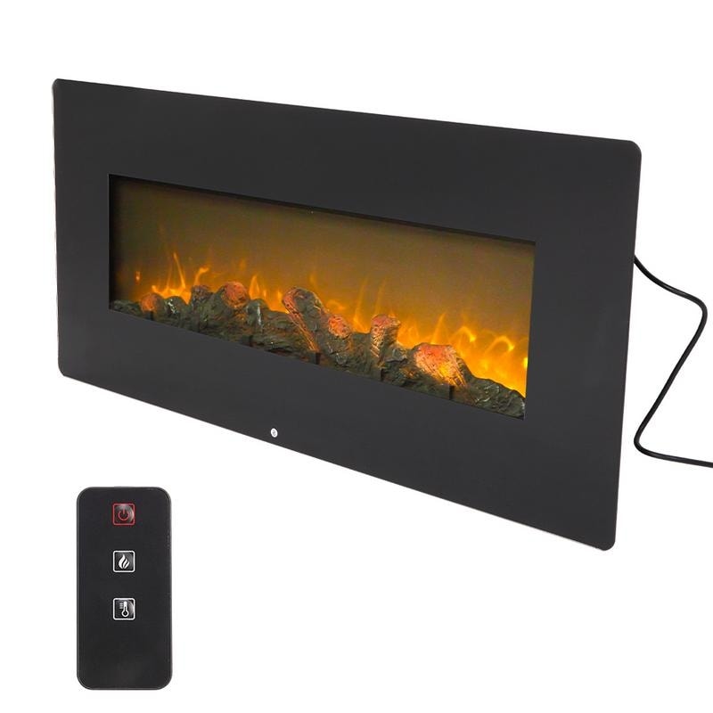 42" Wall Mounted Electric Fireplace with Remote Control, CSA Certifications - 42-Inches