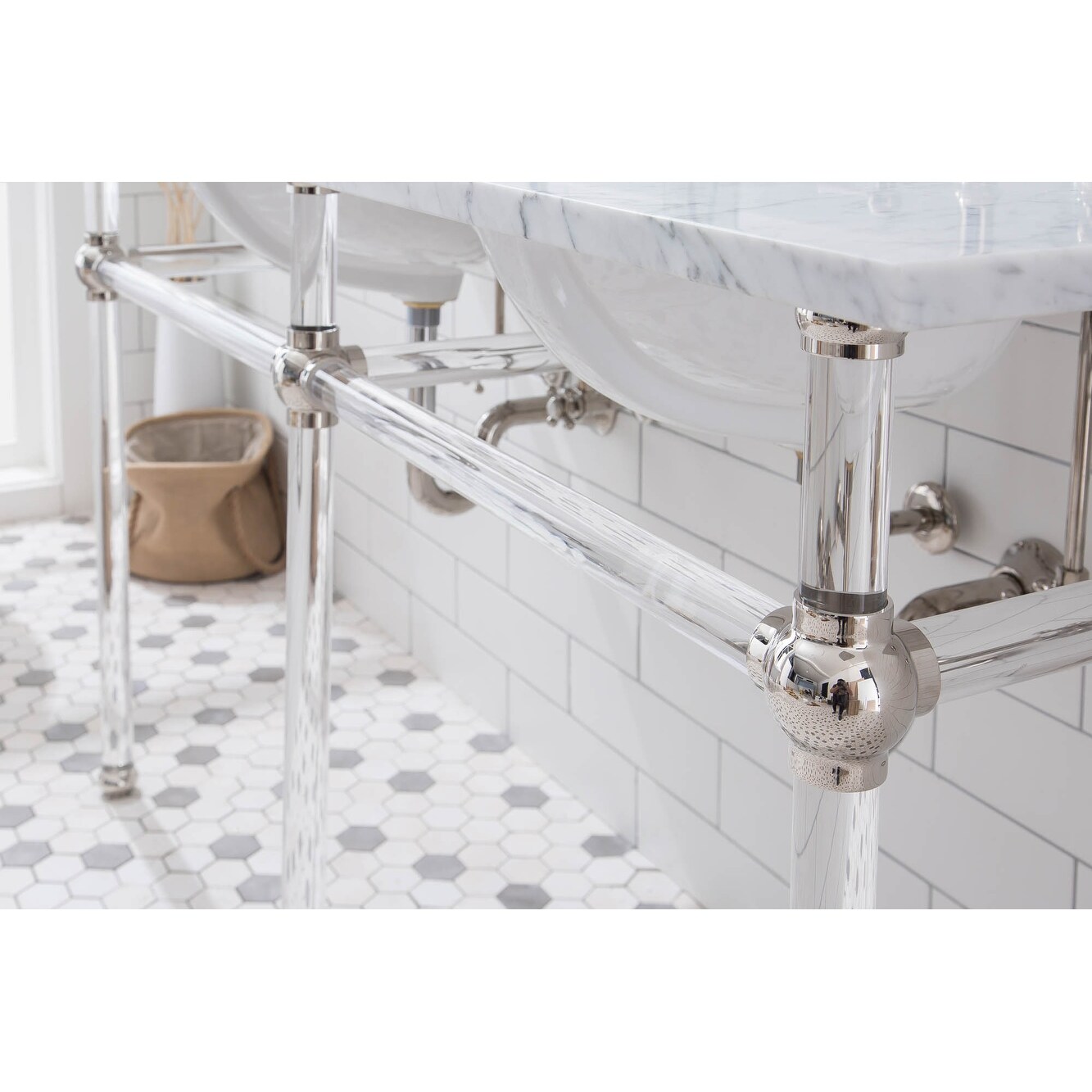 Empire 60 Inch Wide Double Wash Stand Only