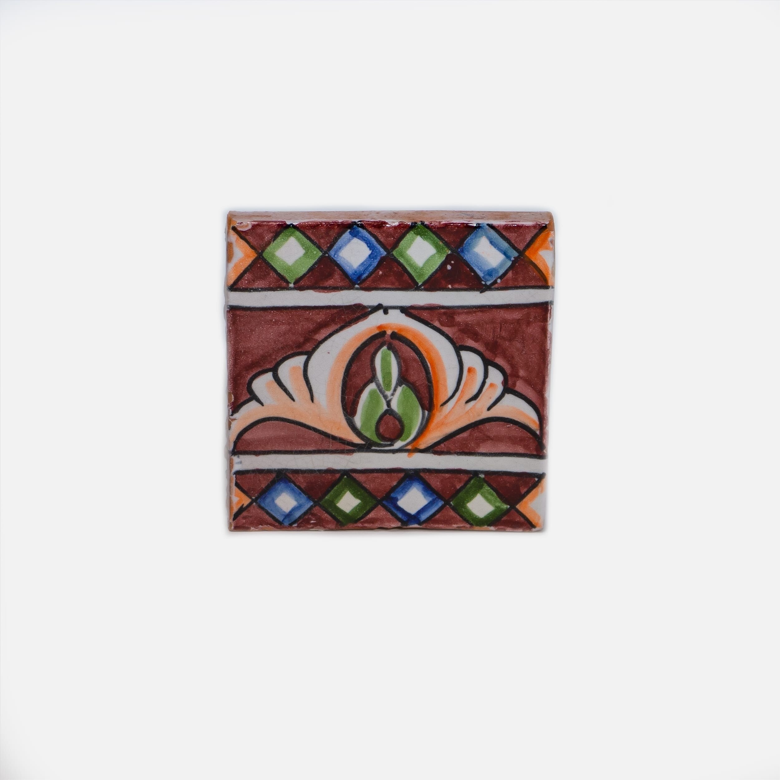 Handmade Border Tile (Morocco) - 4 x 4