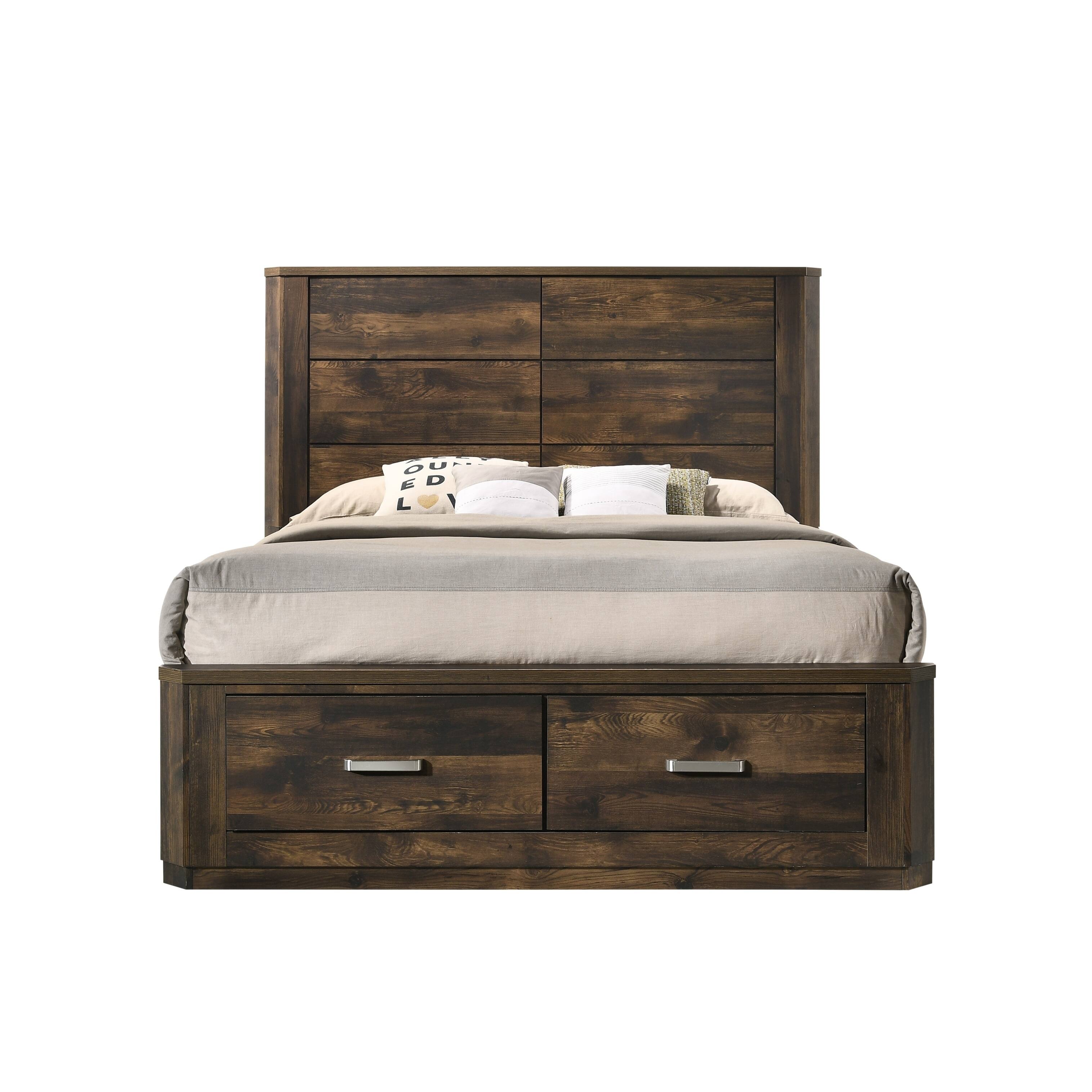 Queen Bed with Storage