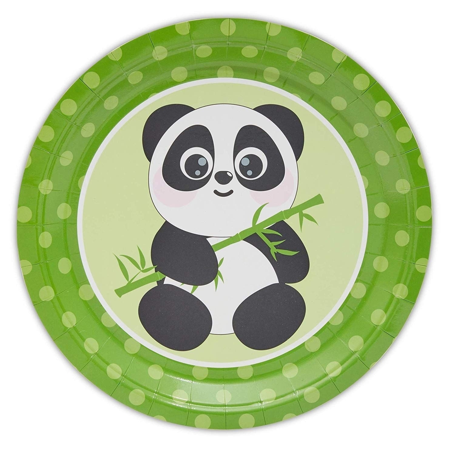 Serves 24 Panda Animal Party Supplies Decorations for Kids Boys Girls - 9"x9"