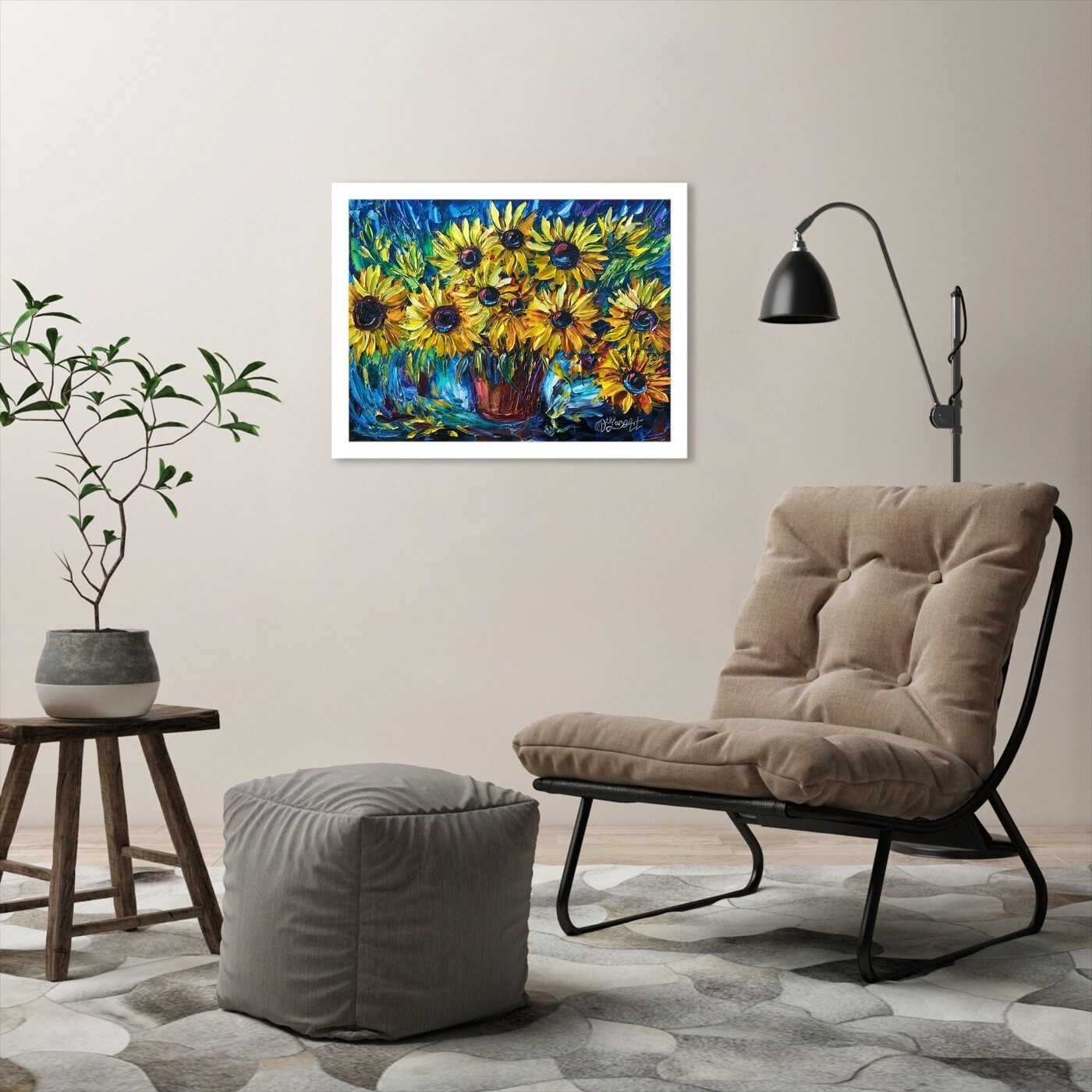Sunflowers - Framed Print Wall Art