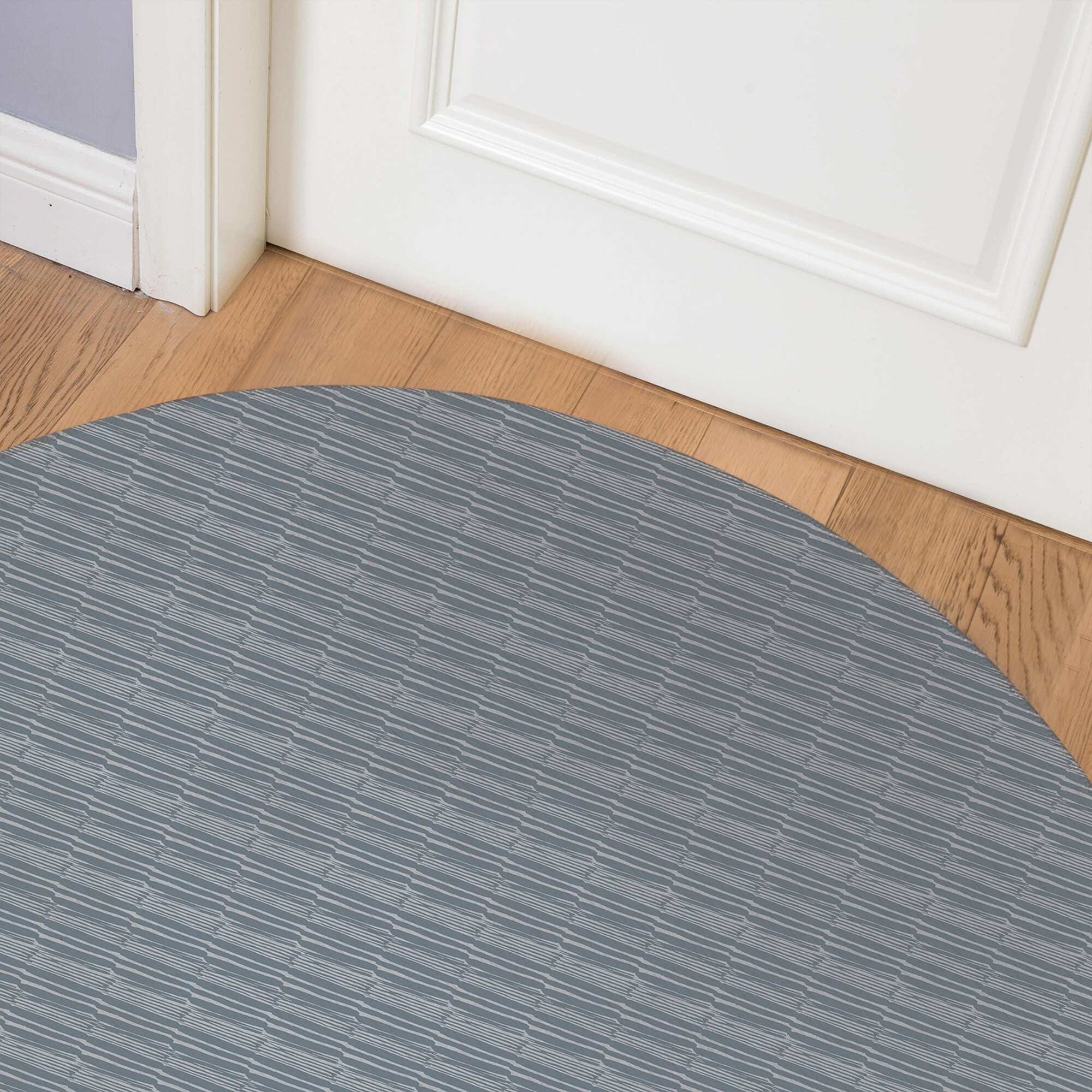 CORONA BLUE AND GREY Indoor Floor Mat By Kavka Designs