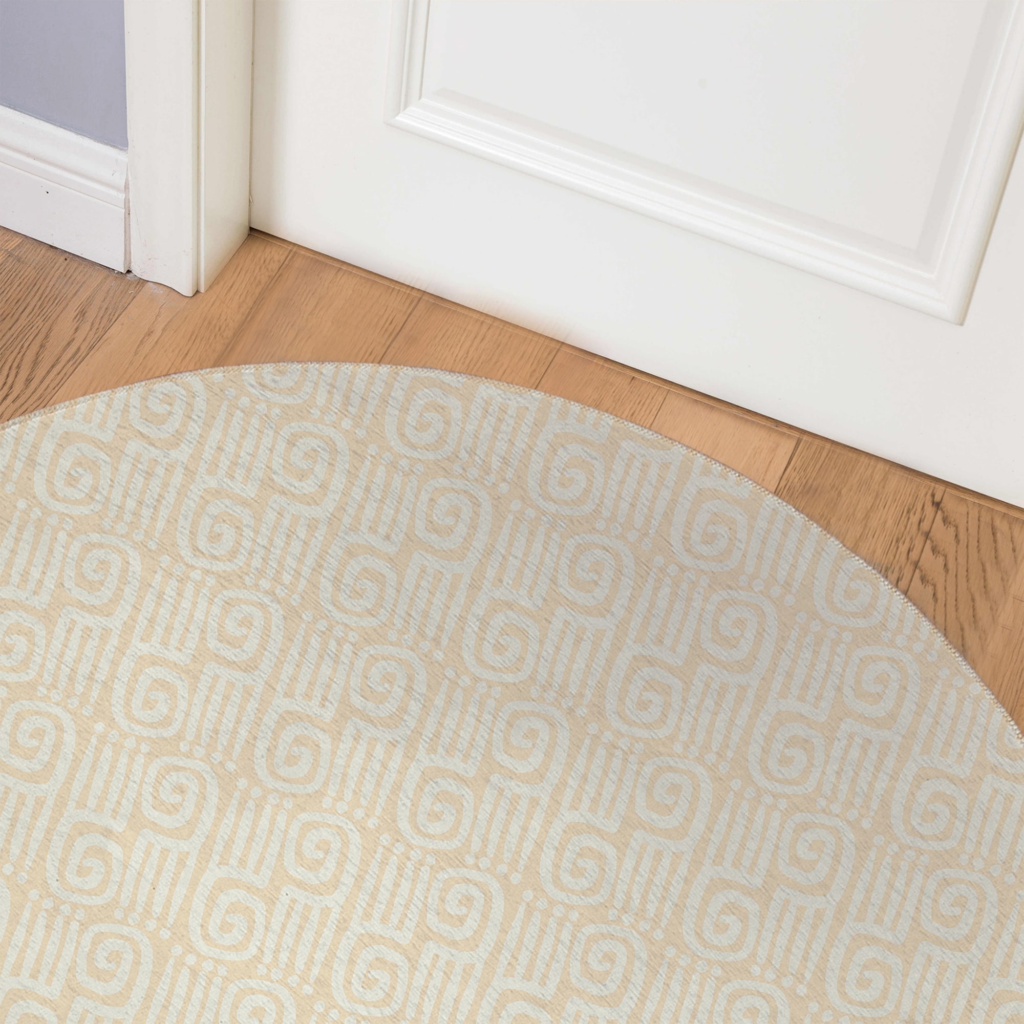 ATHENS WHITE Indoor Floor Mat By Kavka Designs