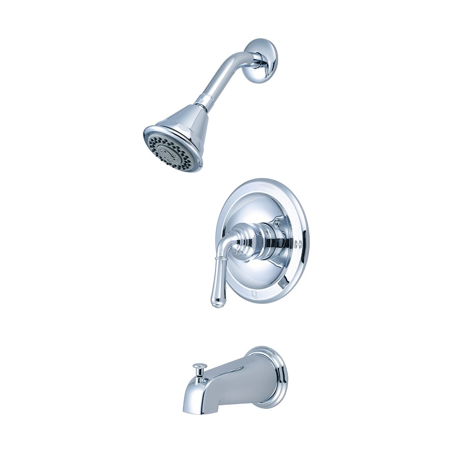 Olympia Accent Collection Single Handle Tub/Shower Trim Set - Polished Chrome