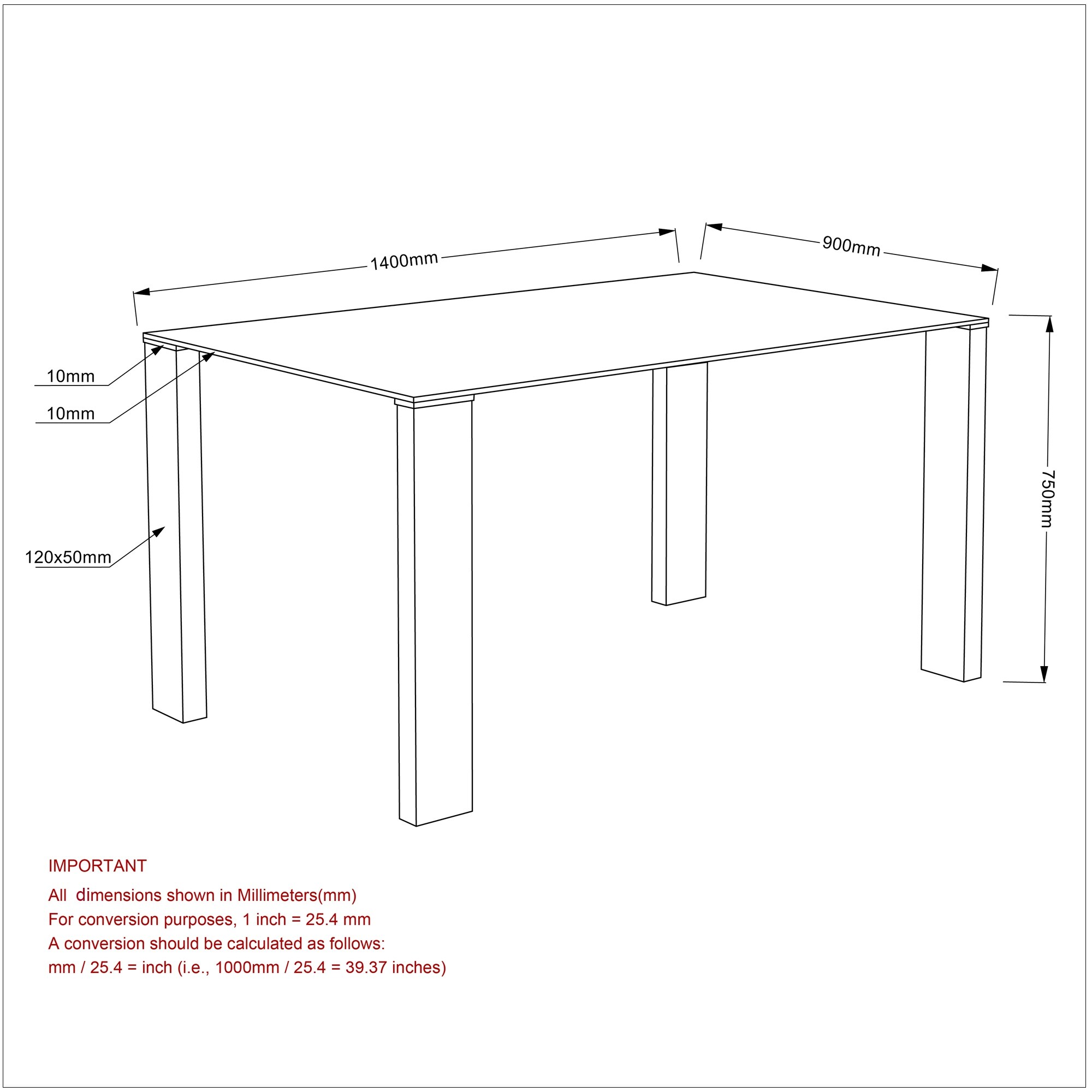Frankfurt-Dining Table-Stainless Steel