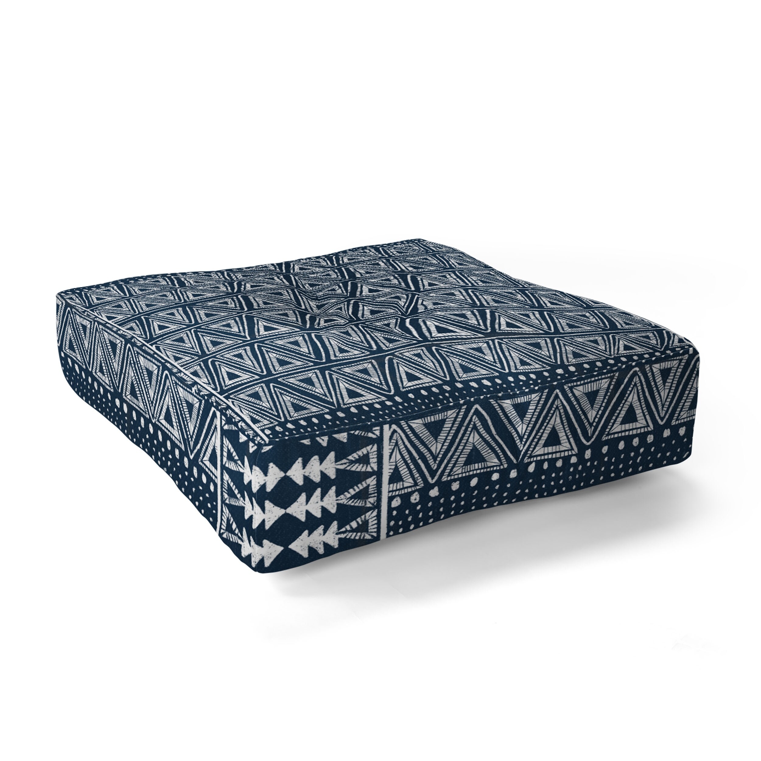 Deny Designs Blue Tribal Floor Pillow (Round or Square)