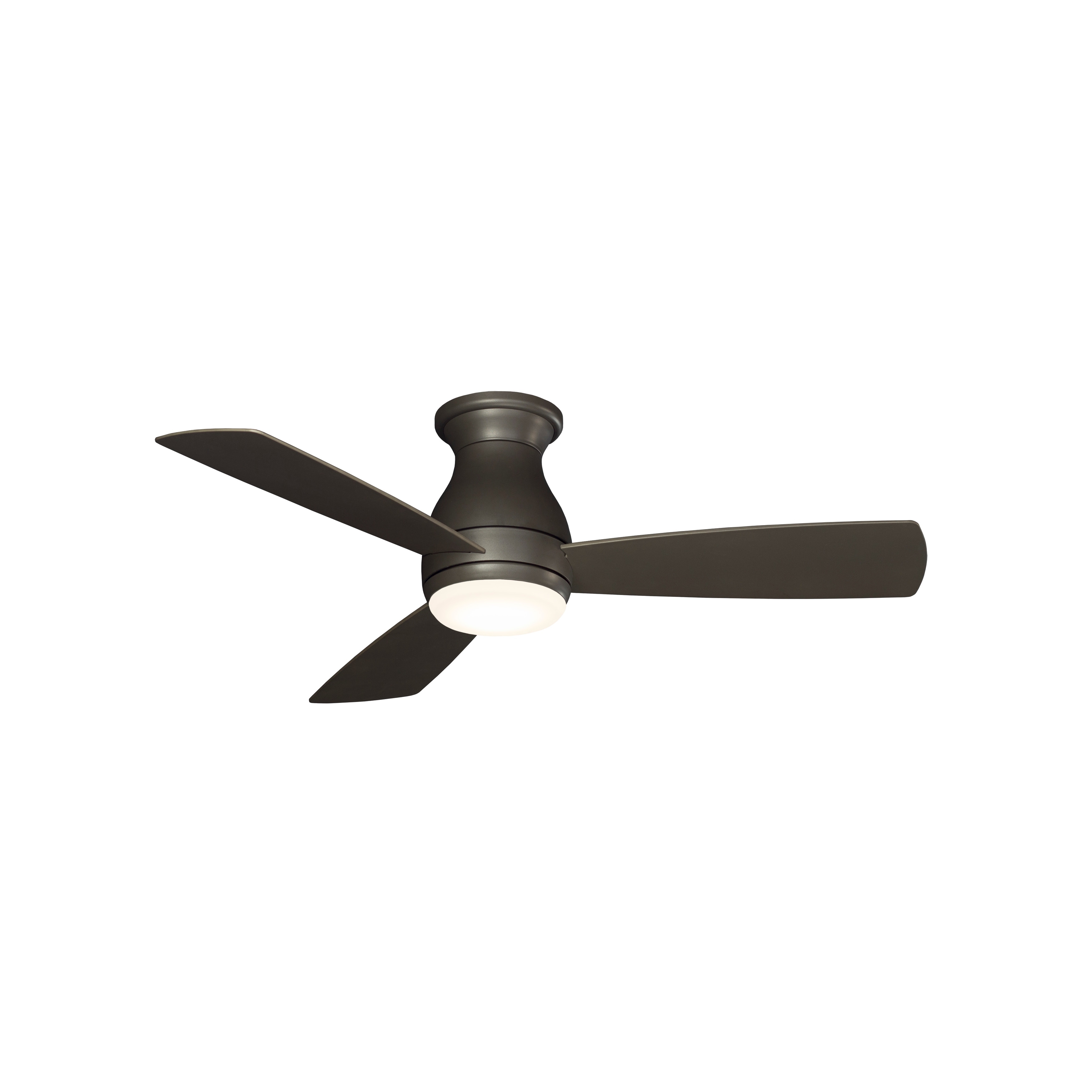 Hugh - 44 inch Indoor/Outdoor Ceiling Fan with Blades and LED Light Kit - Matte Greige
